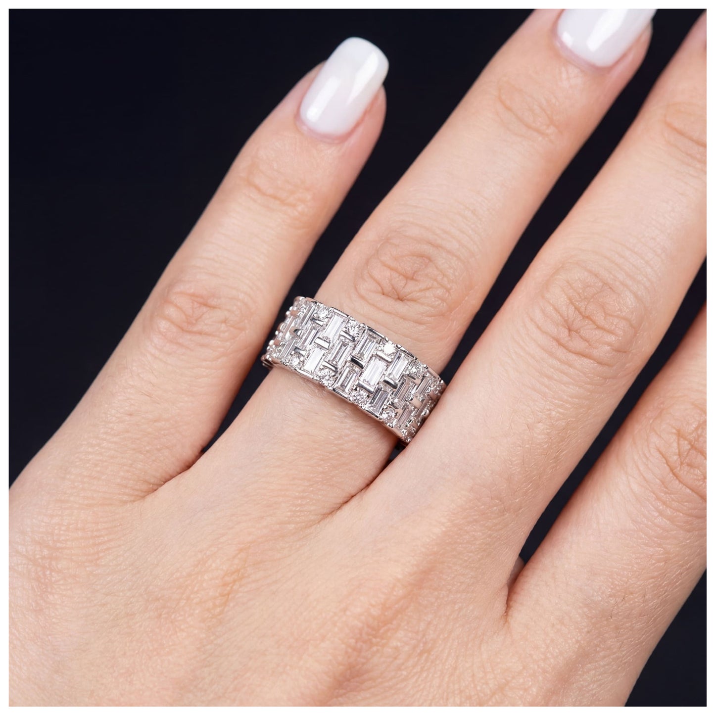 ICED OUT "SQUARINO" RING - ICERAIN JEWELRY