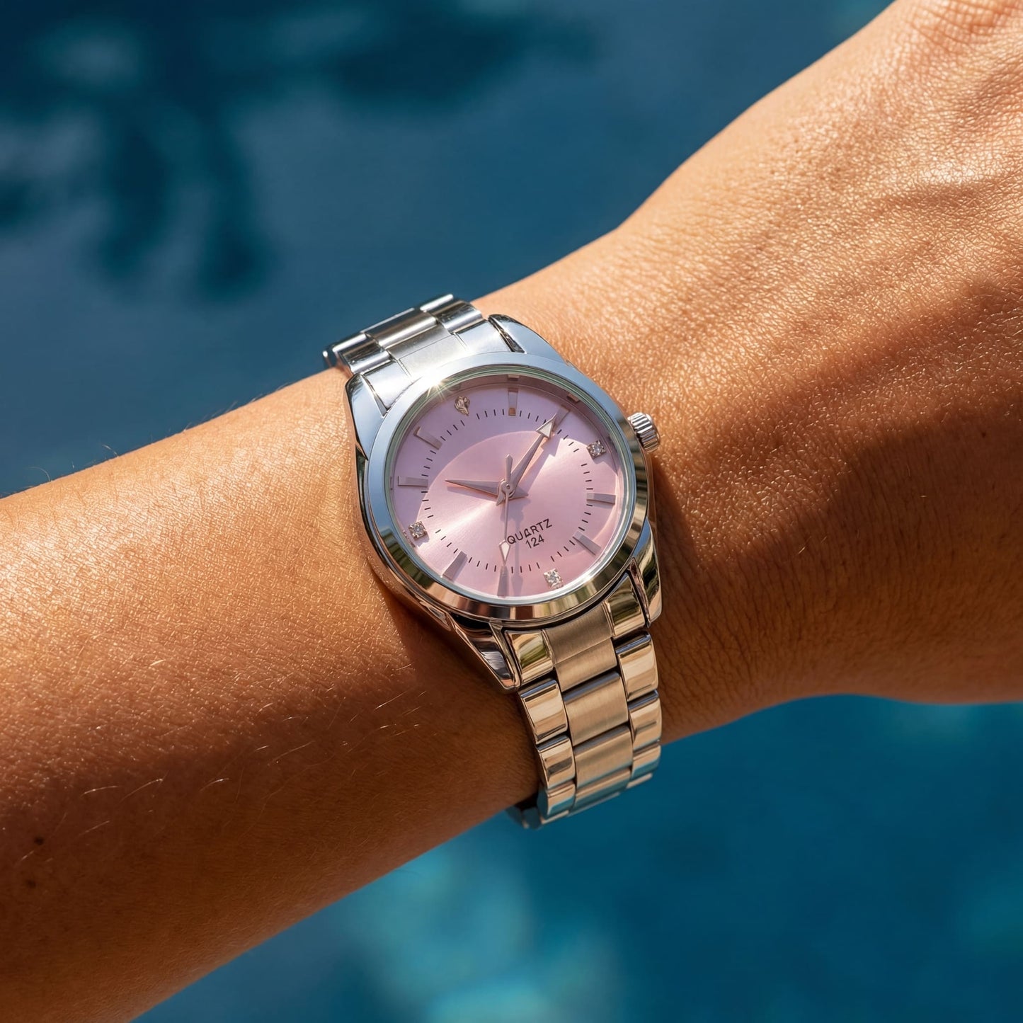 EDELSTAHL "RAGIOLI" UHR - ICERAIN JEWELRY