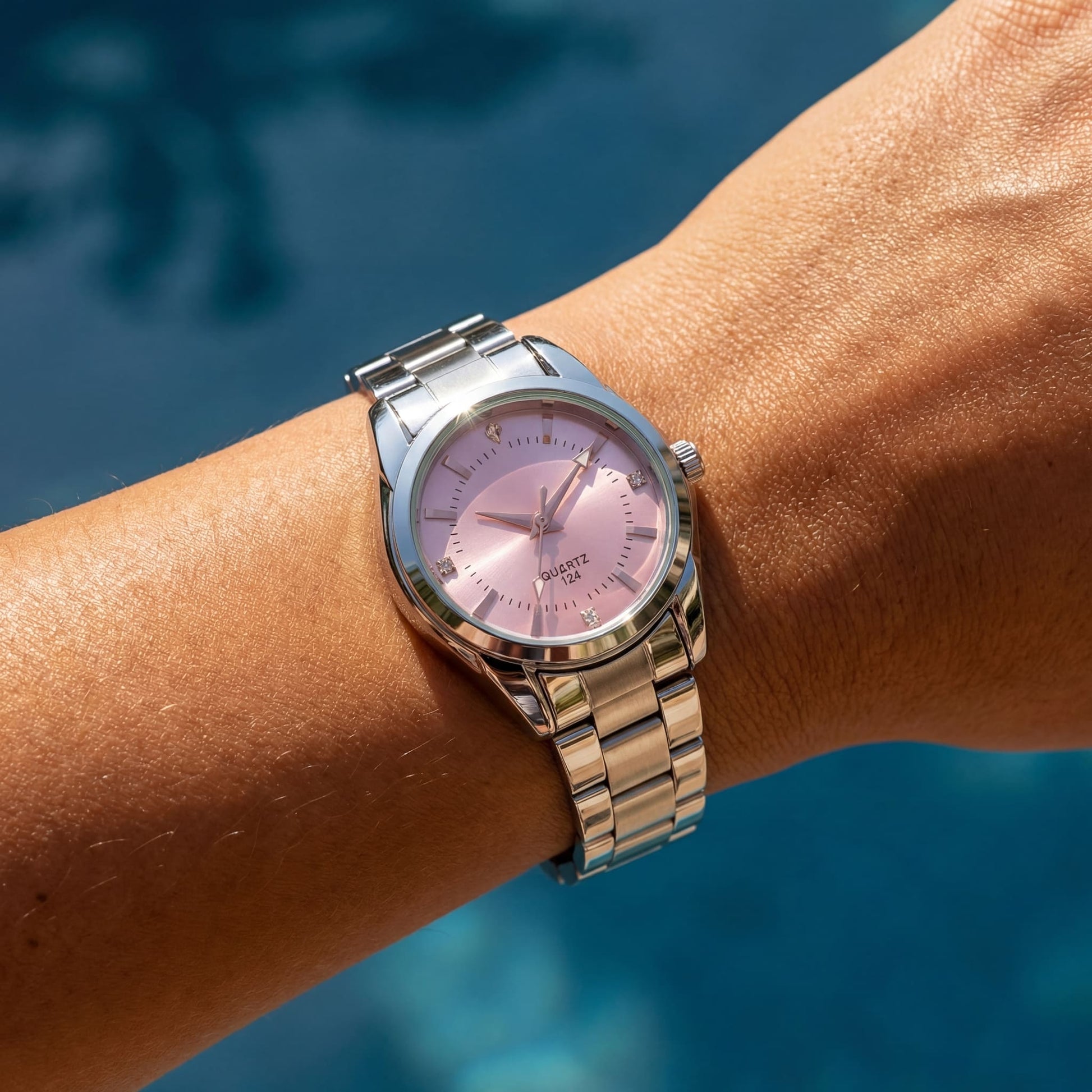 EDELSTAHL "RAGIOLI" UHR - ICERAIN JEWELRY