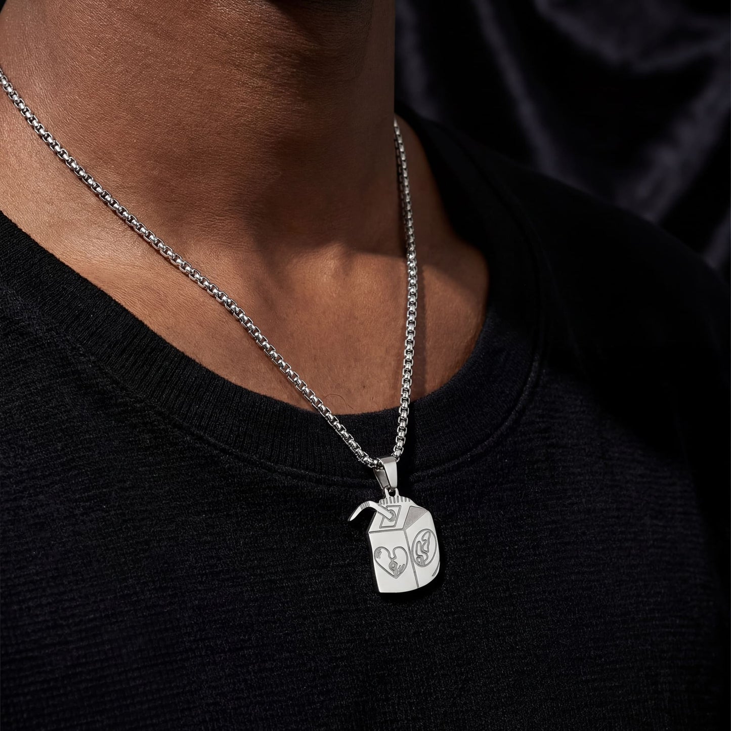 EDELSTAHL "SILVER JUICE 999" KETTE - ICERAIN JEWELRY