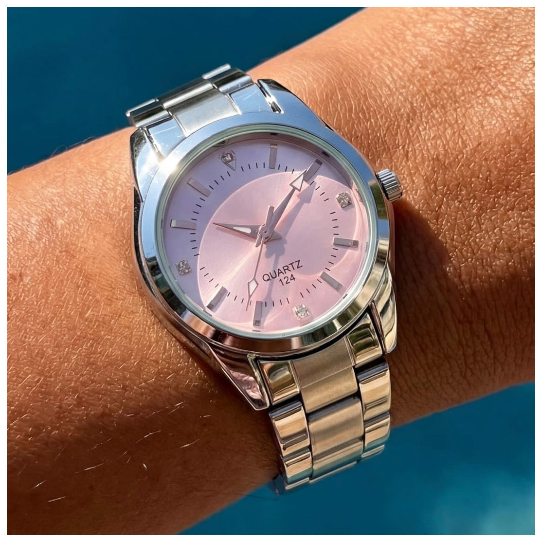 EDELSTAHL "RAGIOLI" UHR - ICERAIN JEWELRY