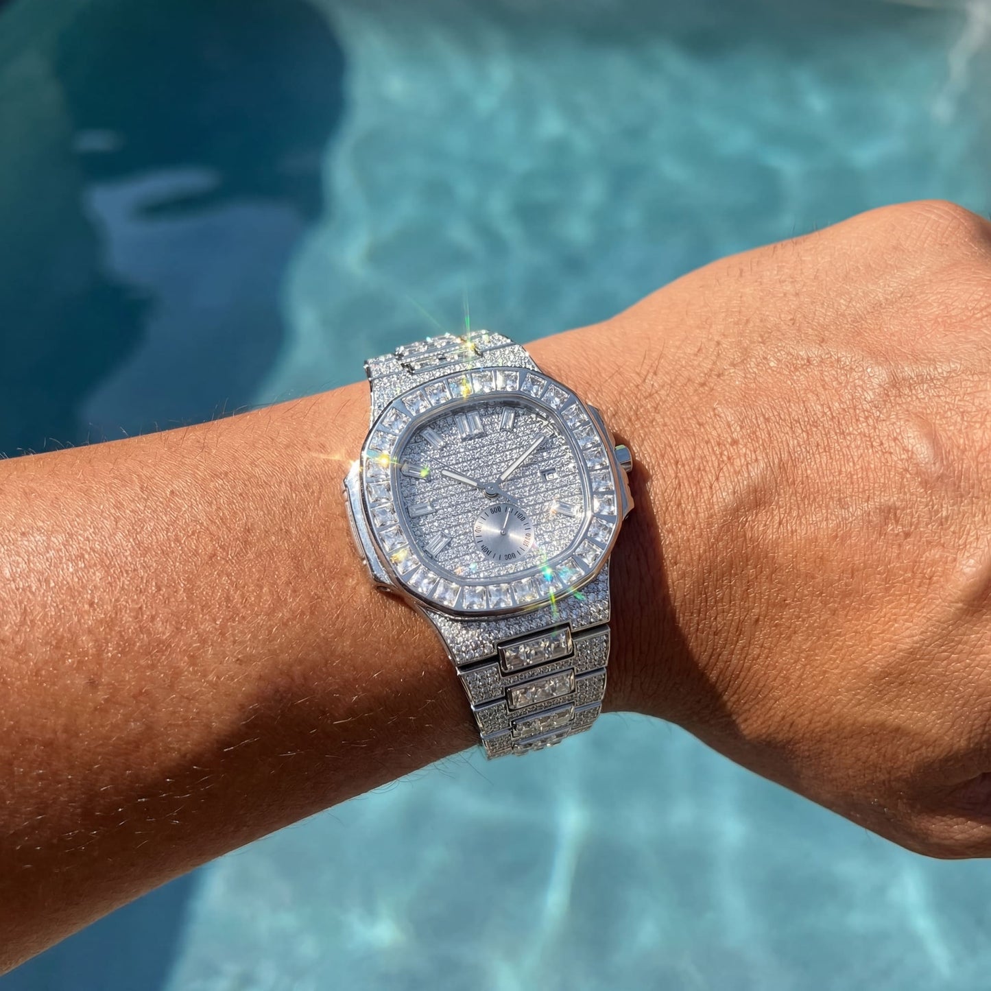 ICED OUT "FRACONO" UHR - ICERAIN JEWELRY