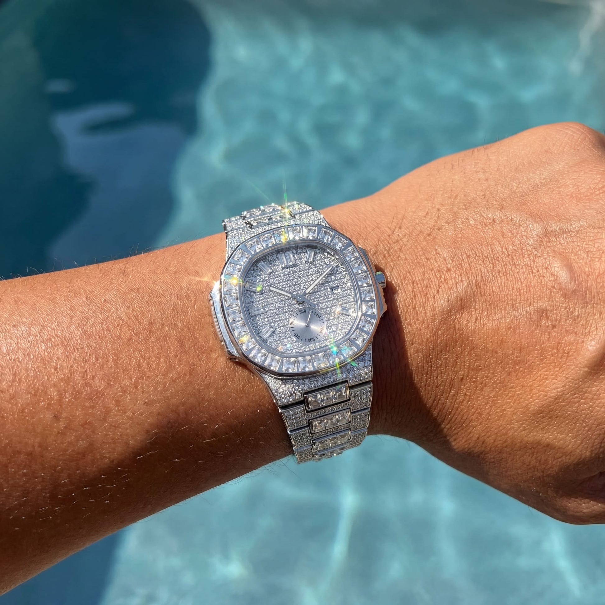 ICED OUT "FRACONO" UHR - ICERAIN JEWELRY