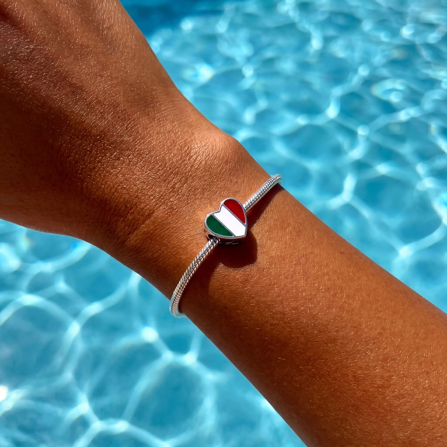 925S SILVER "ITALY" CHARM - ICERAIN JEWELRY