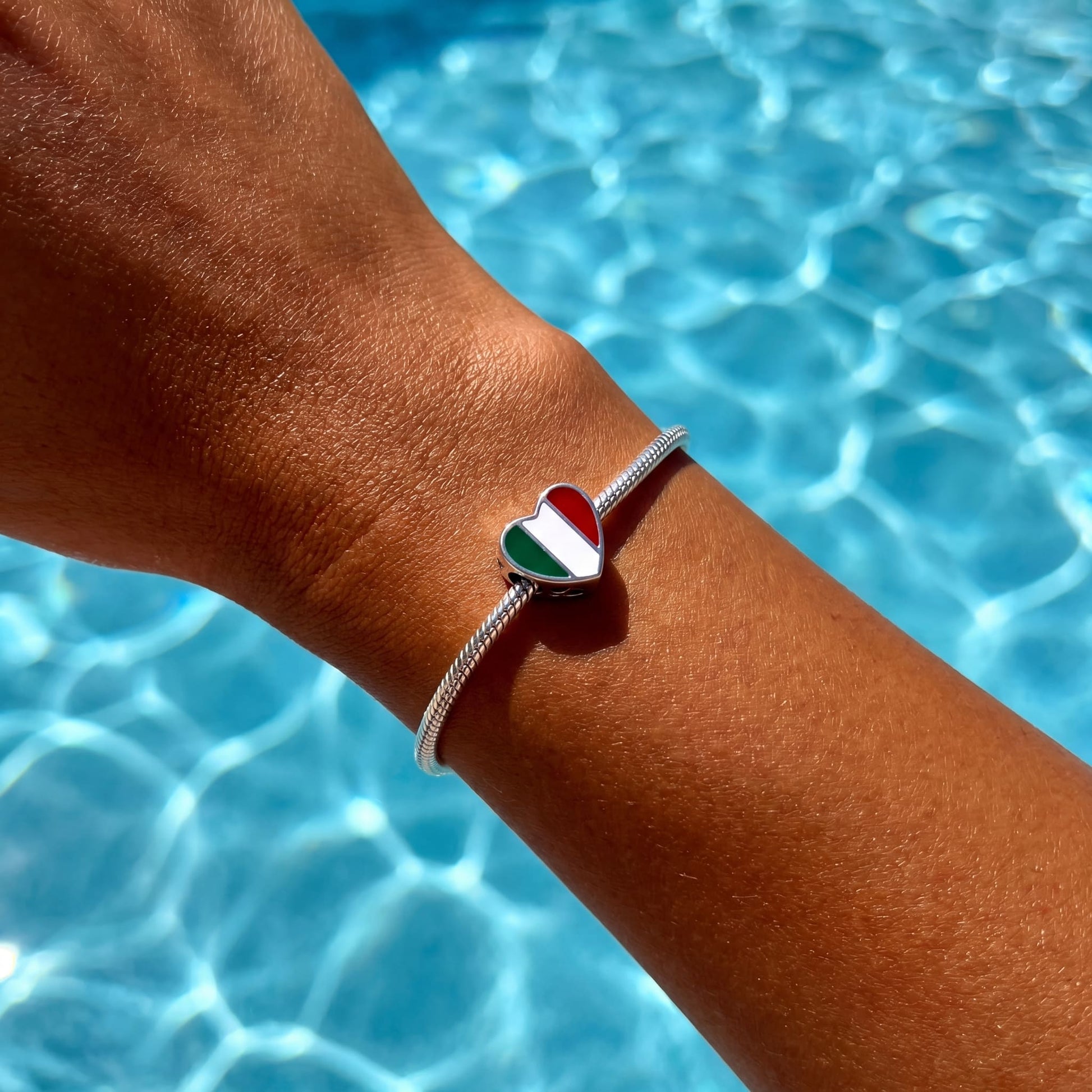 925S SILVER "ITALY" CHARM - ICERAIN JEWELRY