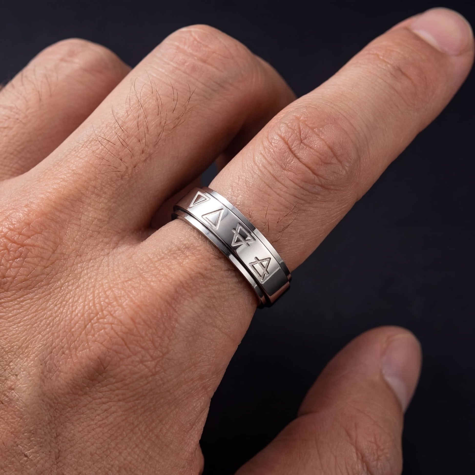 EDELSTAHL "WERLIN" RING - ICERAIN JEWELRY