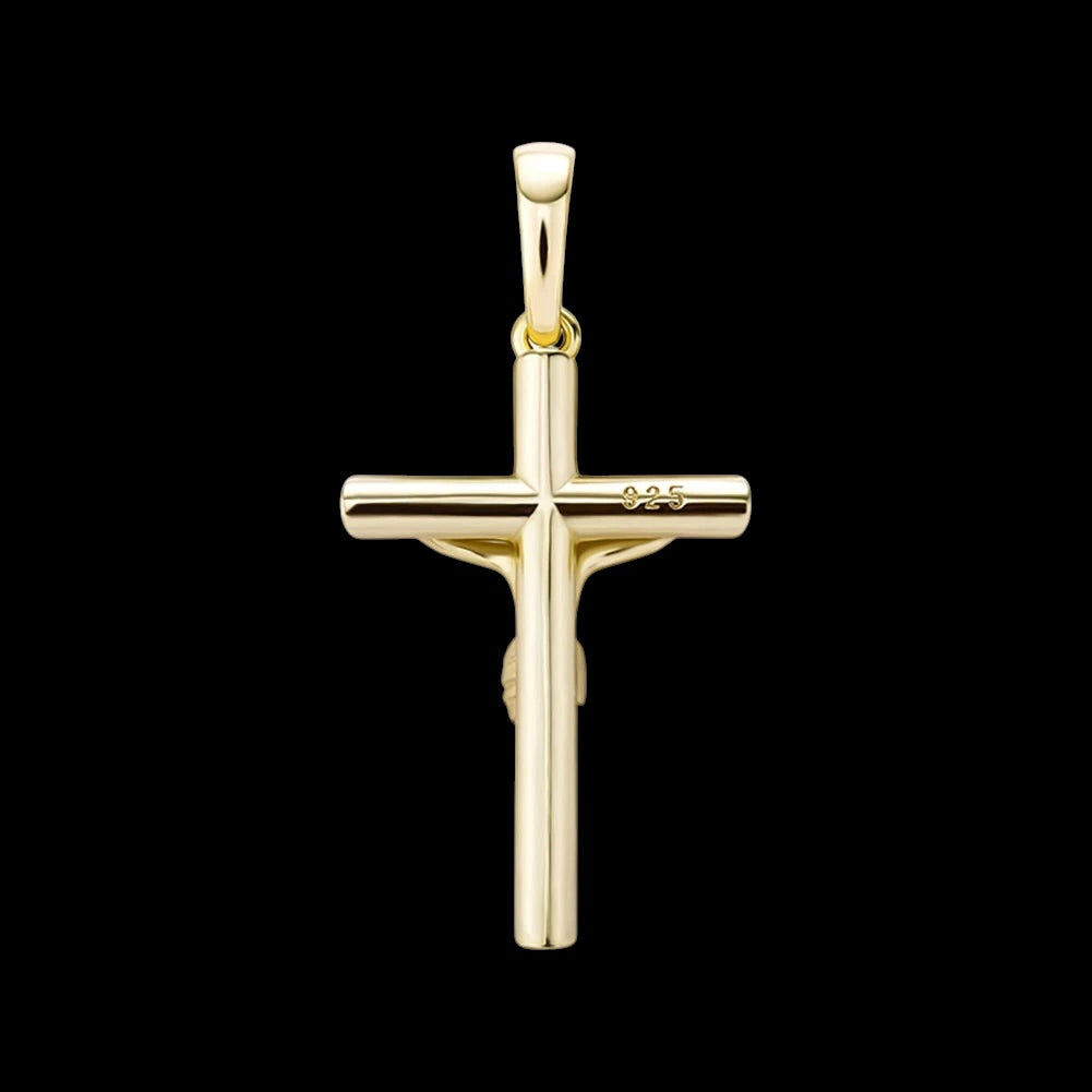 925S SILVER "JESUS" KETTE - ICERAIN JEWELRY