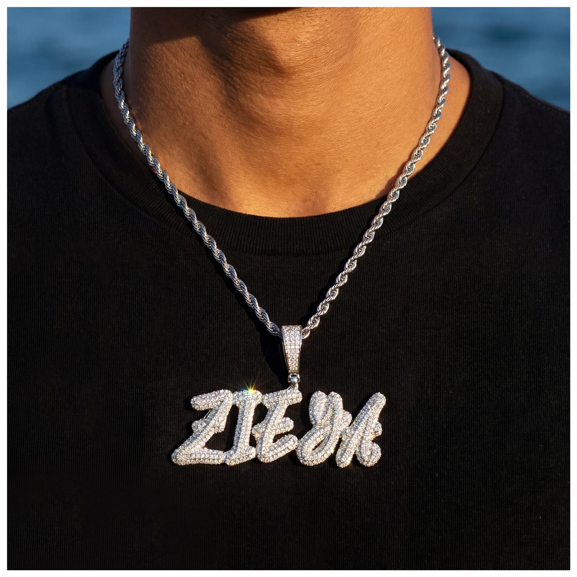 PERSONALISIERTE ICED OUT "CURISE ICE" KETTE - ICERAIN JEWELRY