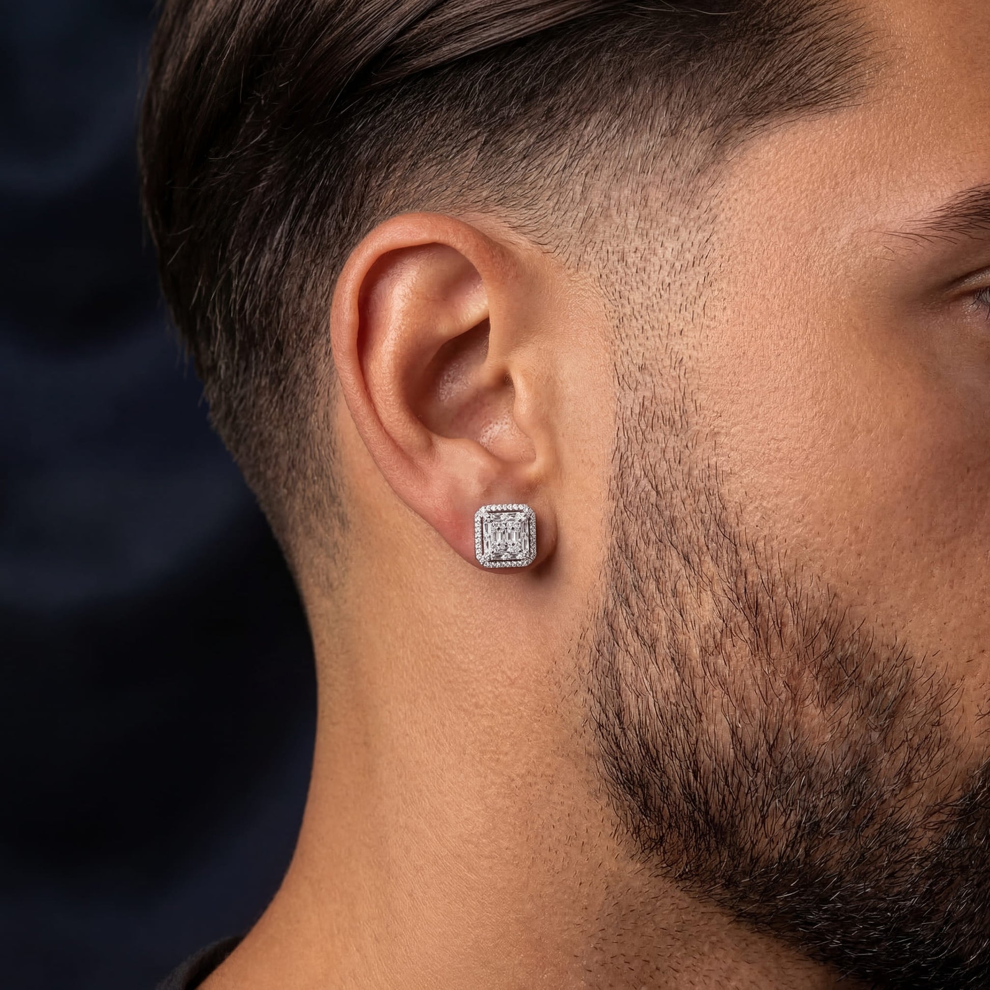 ICED OUT "SILVER PHANTASTICO" OHRRINGE - ICERAIN JEWELRY