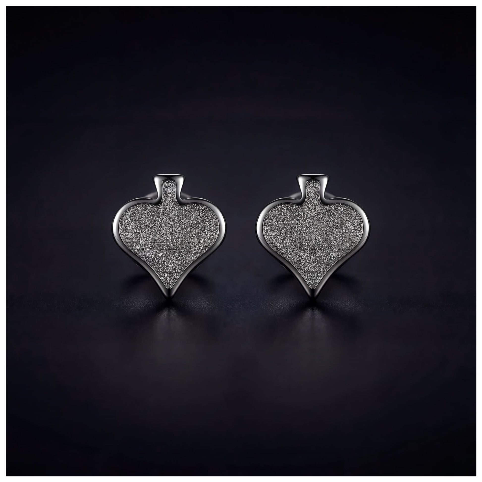 EDELSTAHL "BLACK PIK" OHRRINGE - ICERAIN JEWELRY
