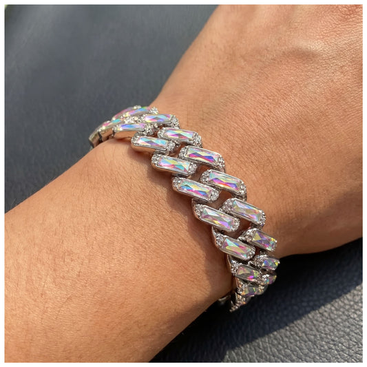 ICED OUT 16MM "MIAMI PRONG CUBAN" ARMBAND - ICERAIN JEWELRY