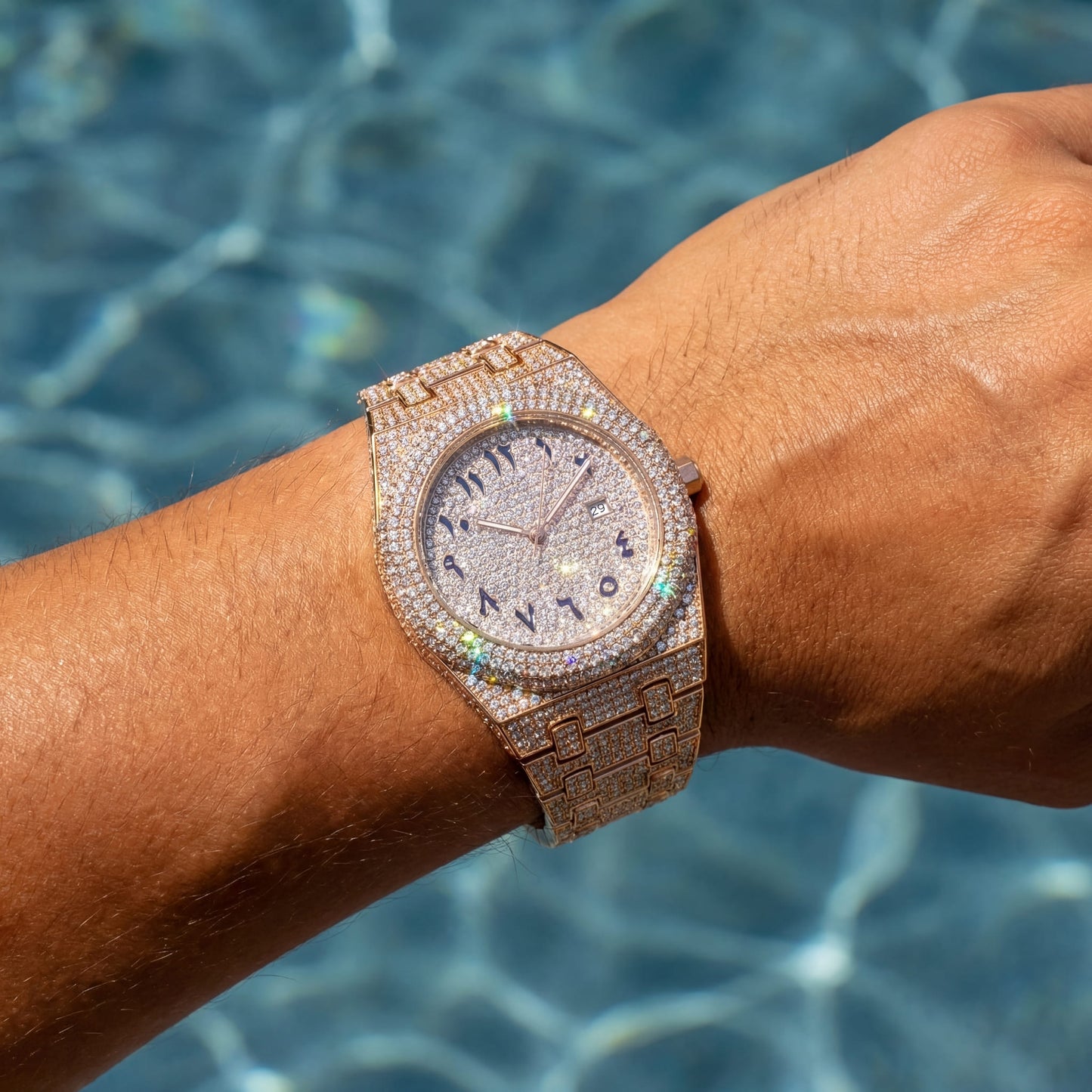 ICED OUT "ARABIC V2" UHR - ICERAIN JEWELRY