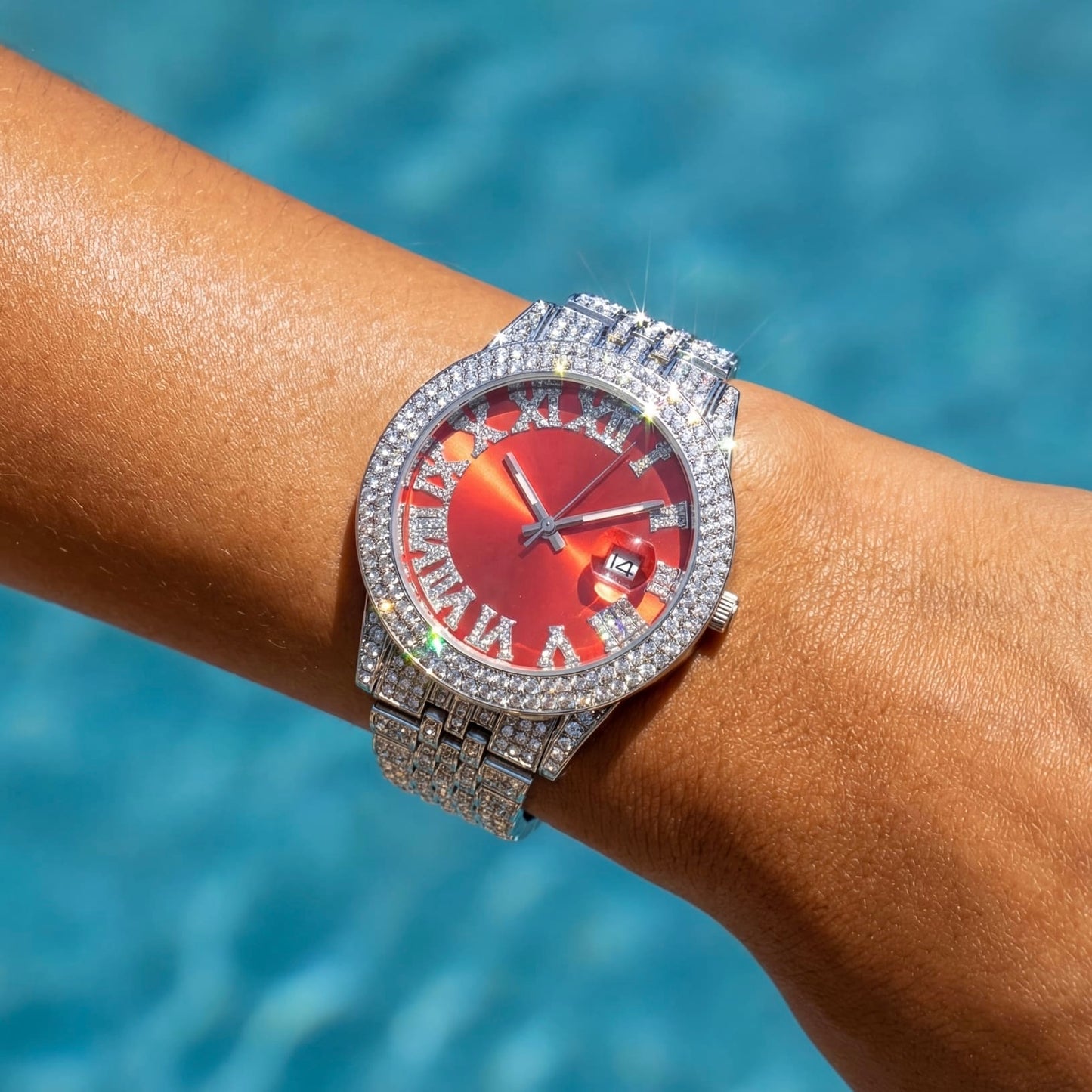 ICED OUT "REGINA" UHR - ICERAIN JEWELRY