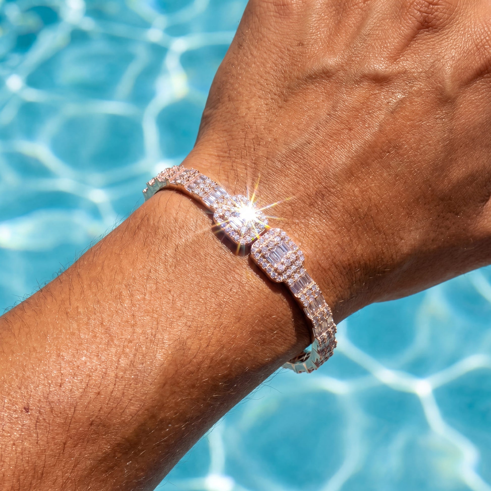 ICED OUT "SQUARE V2" ARMREIF - ICERAIN JEWELRY