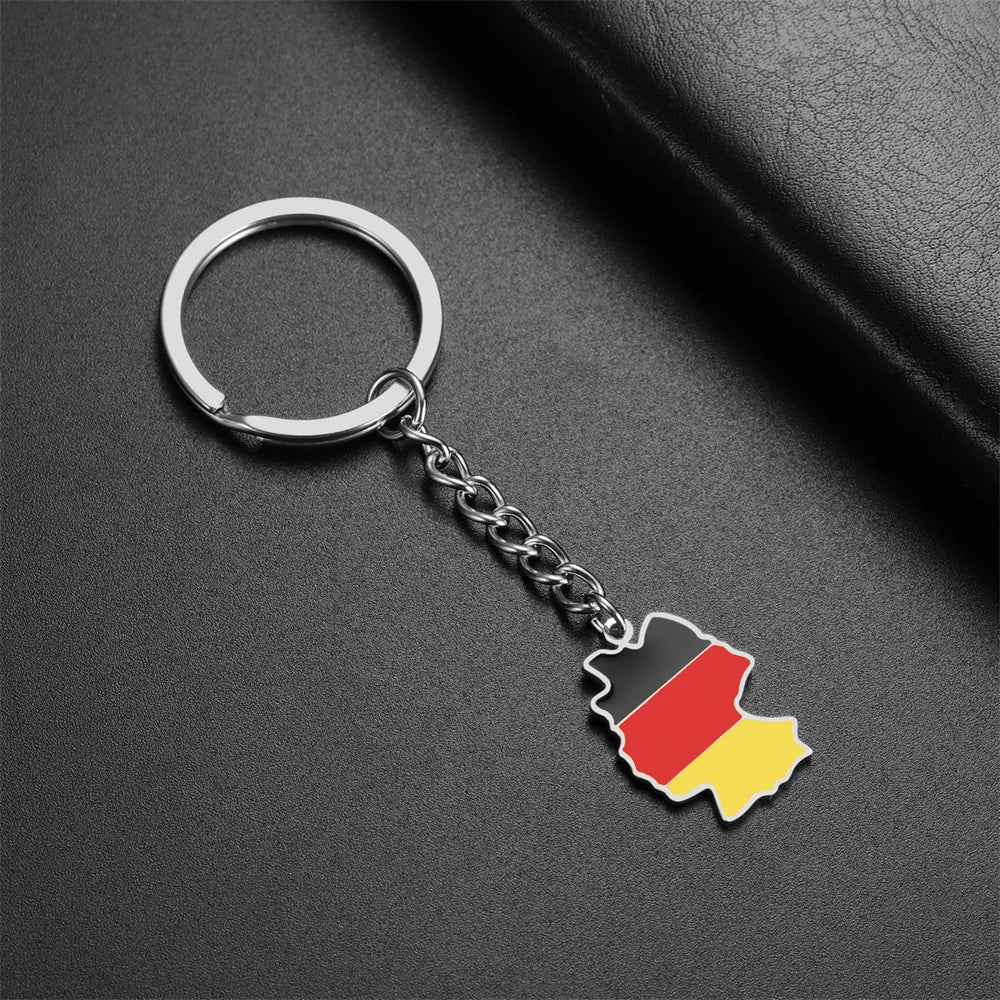 EDELSTAHL "GERMANY" SCHLÜSSELANHÄNGER - ICERAIN JEWELRY