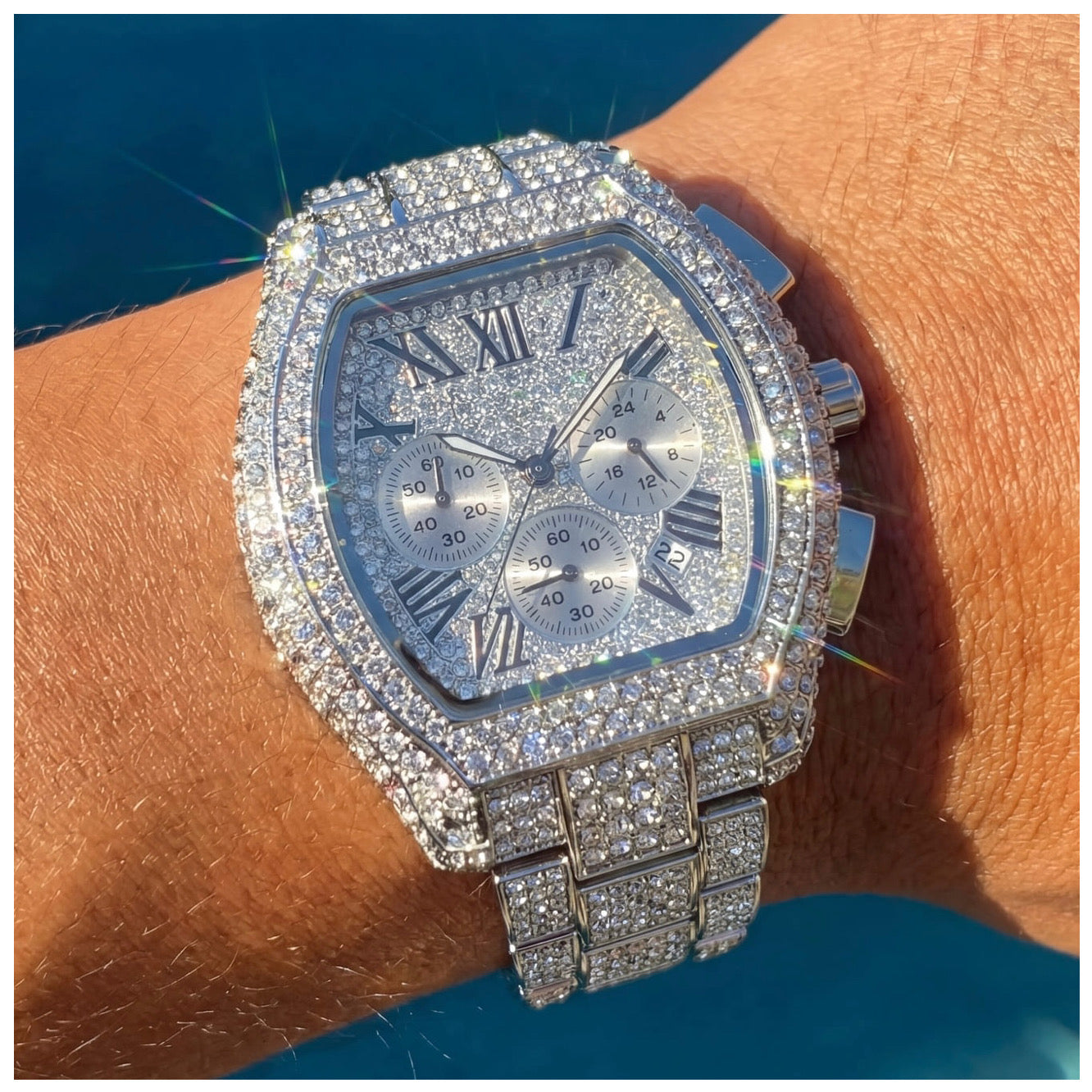 ICED OUT "FIERO" UHR - ICERAIN JEWELRY