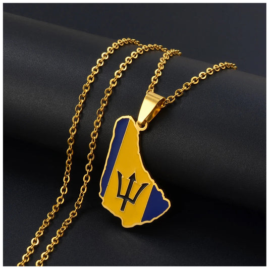 EDELSTAHL "BARBADOS" LÄNDERKETTE - ICERAIN JEWELRY