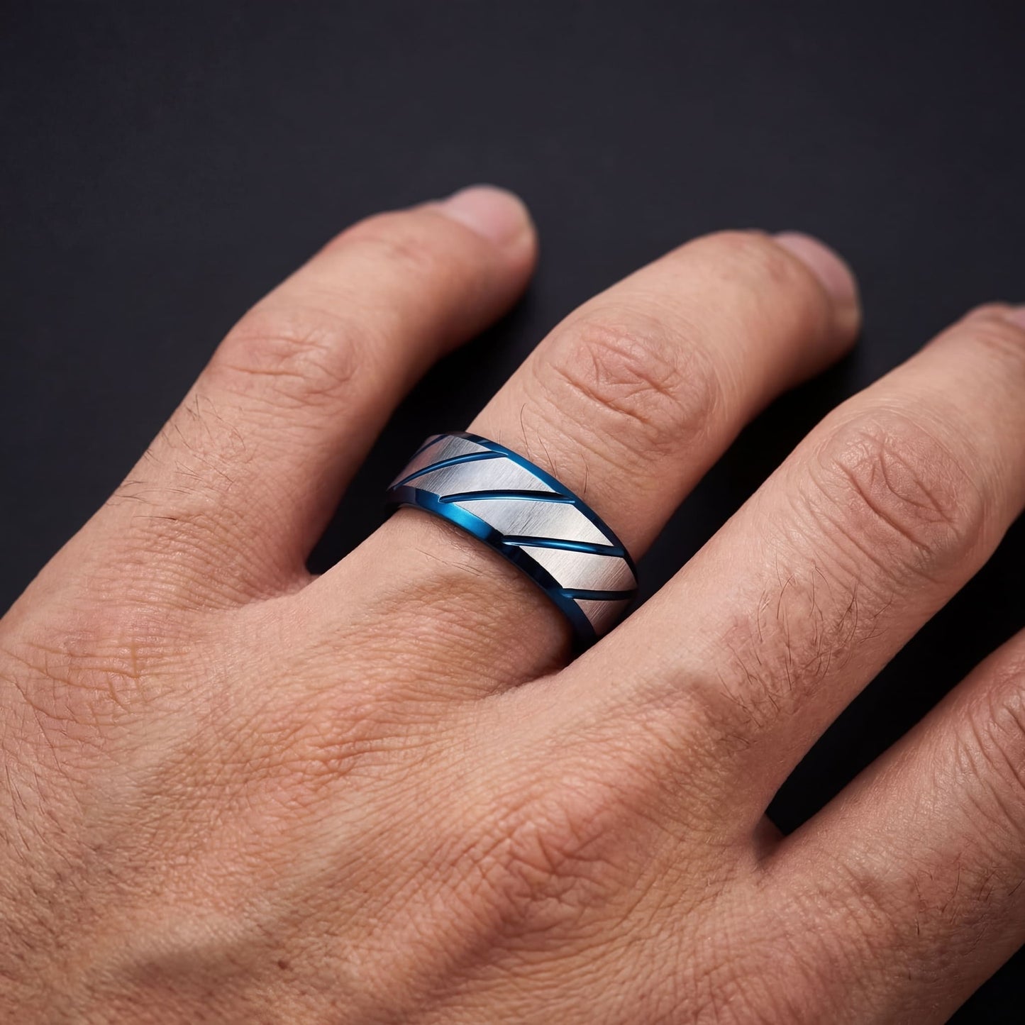 EDELSTAHL "WURSAL" RING - ICERAIN JEWELRY