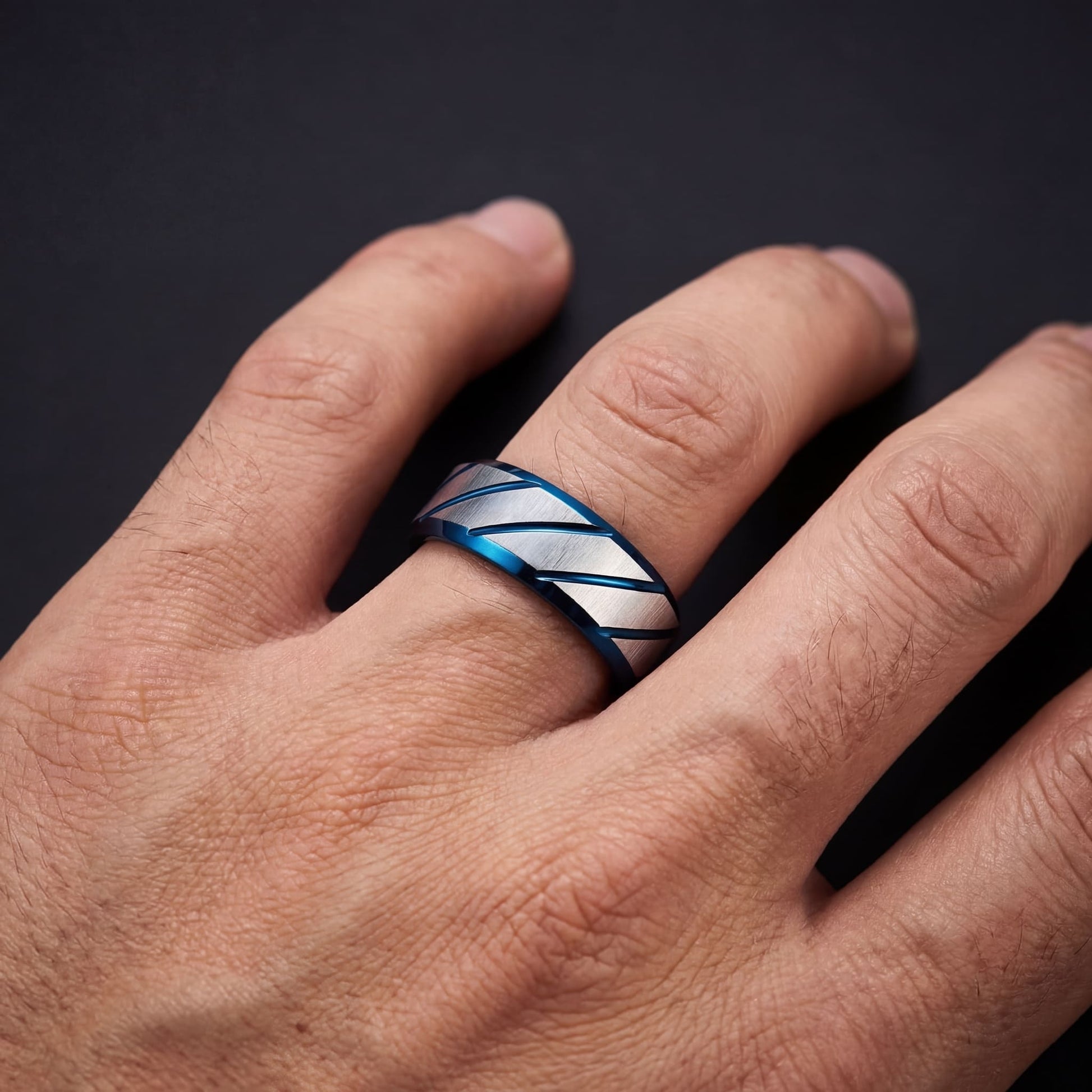 EDELSTAHL "WURSAL" RING - ICERAIN JEWELRY