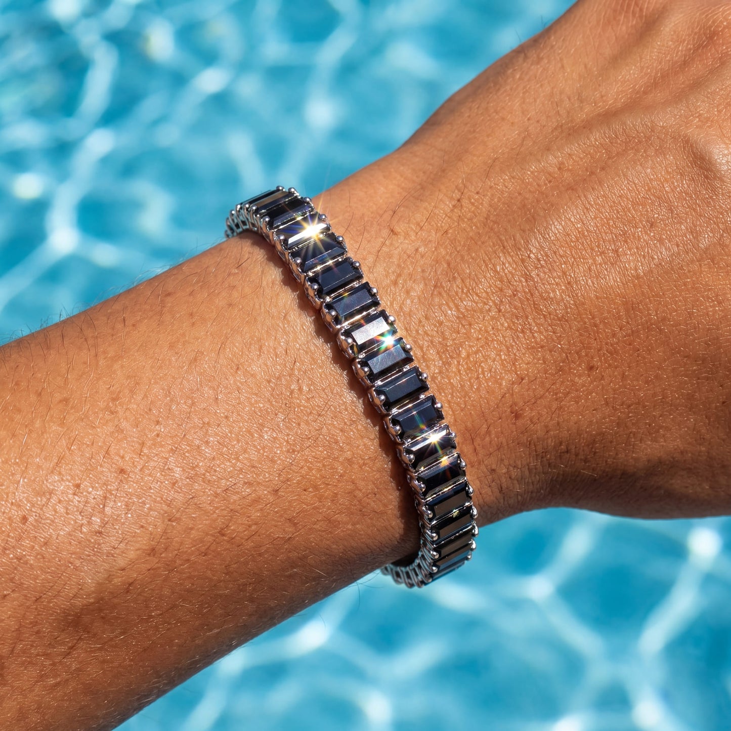 ICED OUT "BLACK SHINO" ARMBAND - ICERAIN JEWELRY