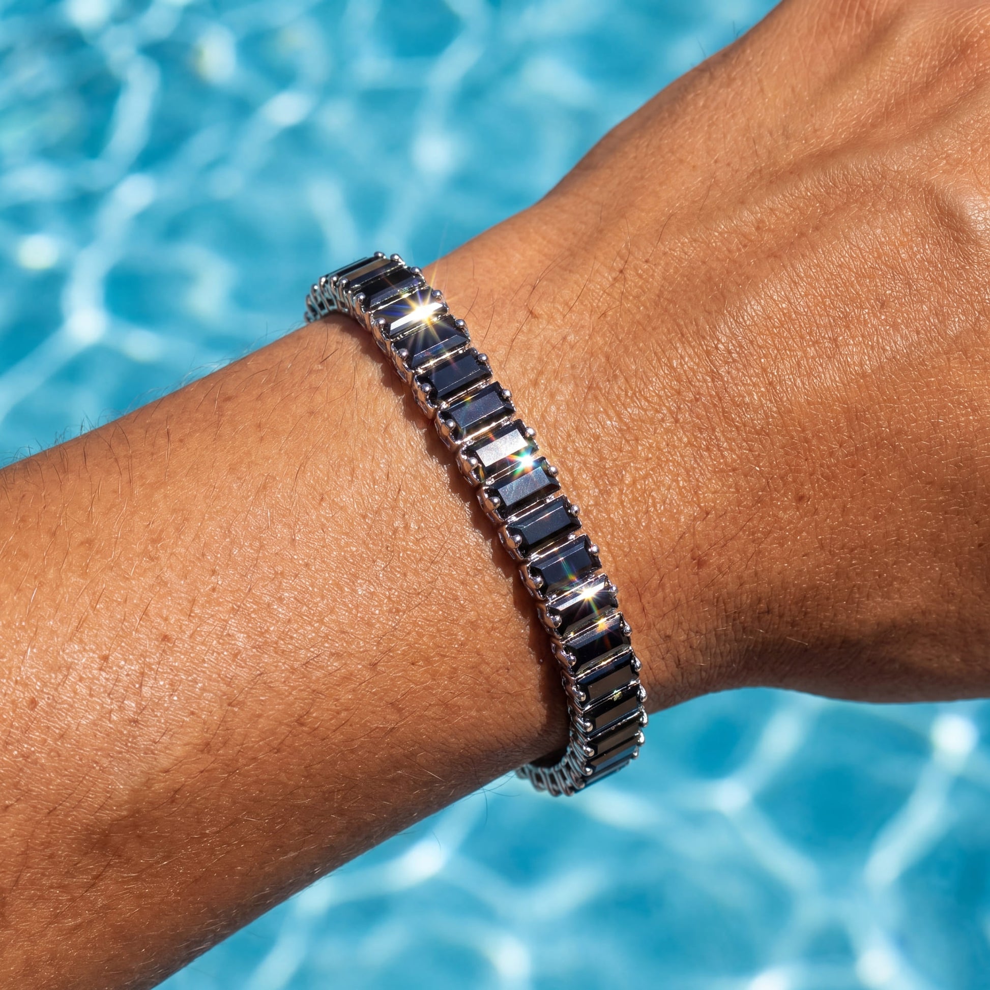 ICED OUT "BLACK SHINO" ARMBAND - ICERAIN JEWELRY