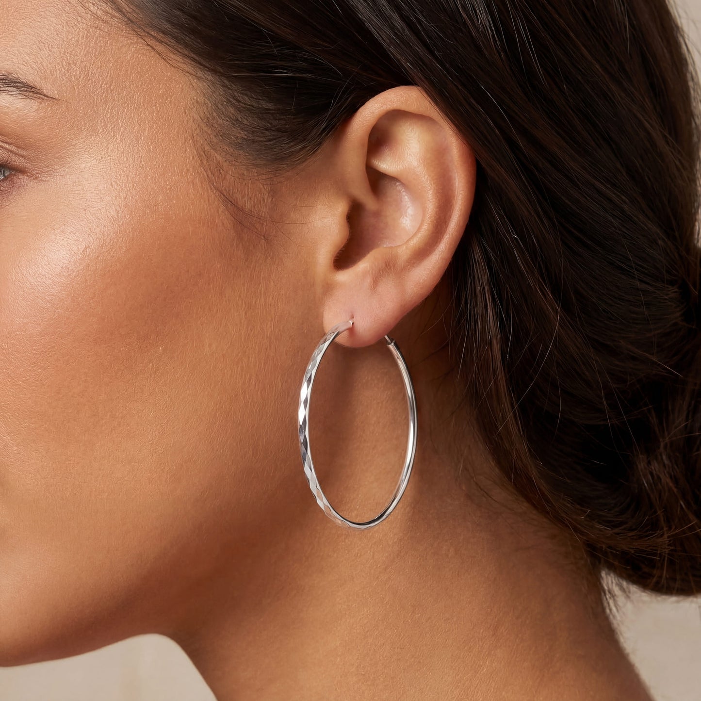 925S SILVER "HOOP V2" OHRRINGE - ICERAIN JEWELRY