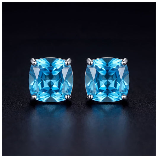 ICED OUT "SKYBLUE VERSAILLE" OHRRINGE - ICERAIN JEWELRY