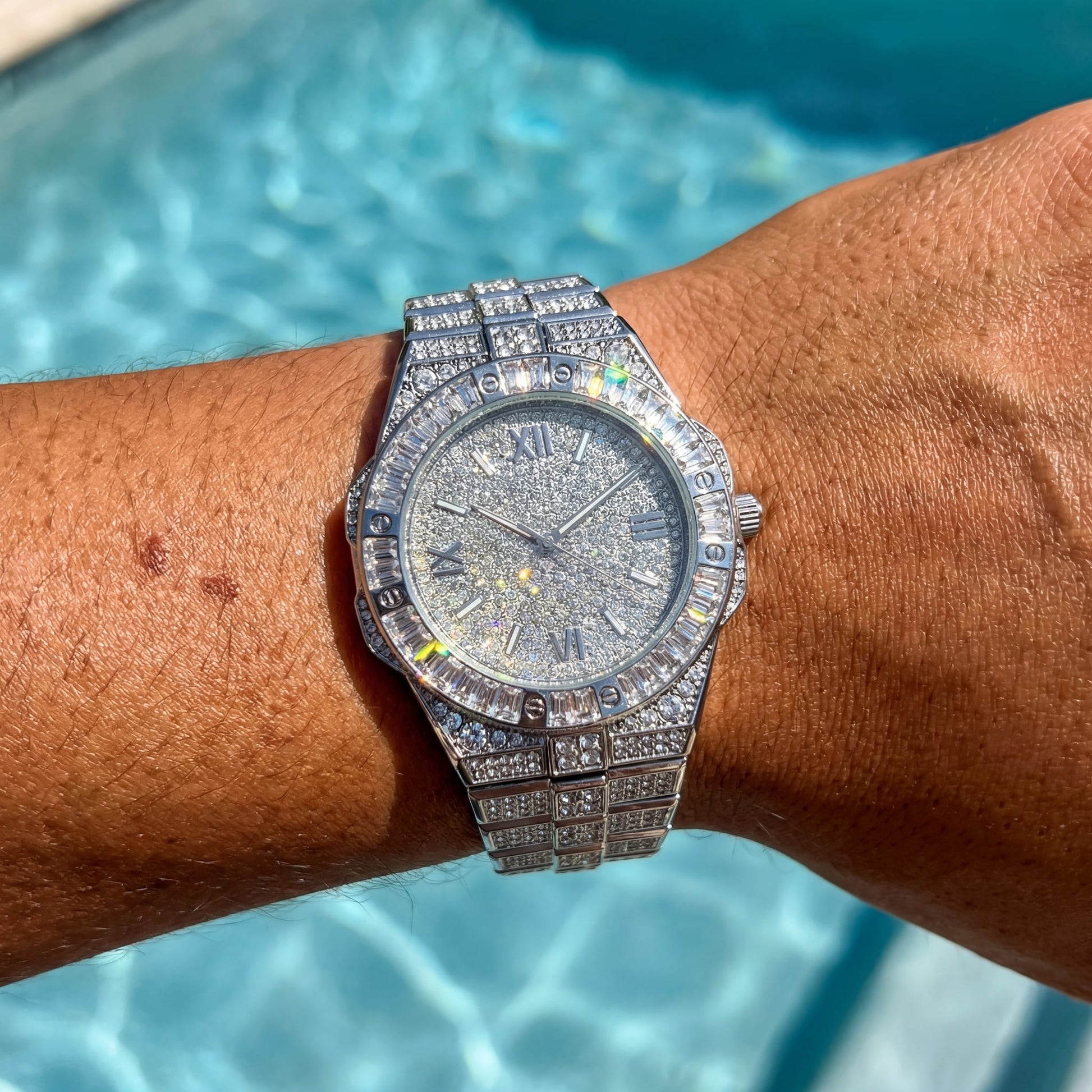 ICED OUT "FASHIONARY" UHR - ICERAIN JEWELRY
