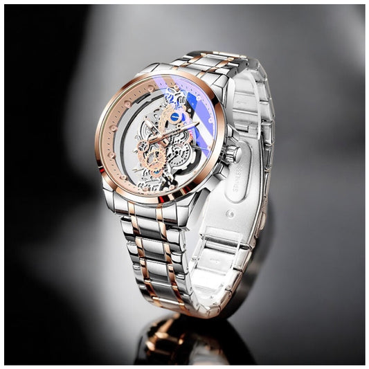 EDELSTAHL "TRASPARO" UHR - ICERAIN JEWELRY