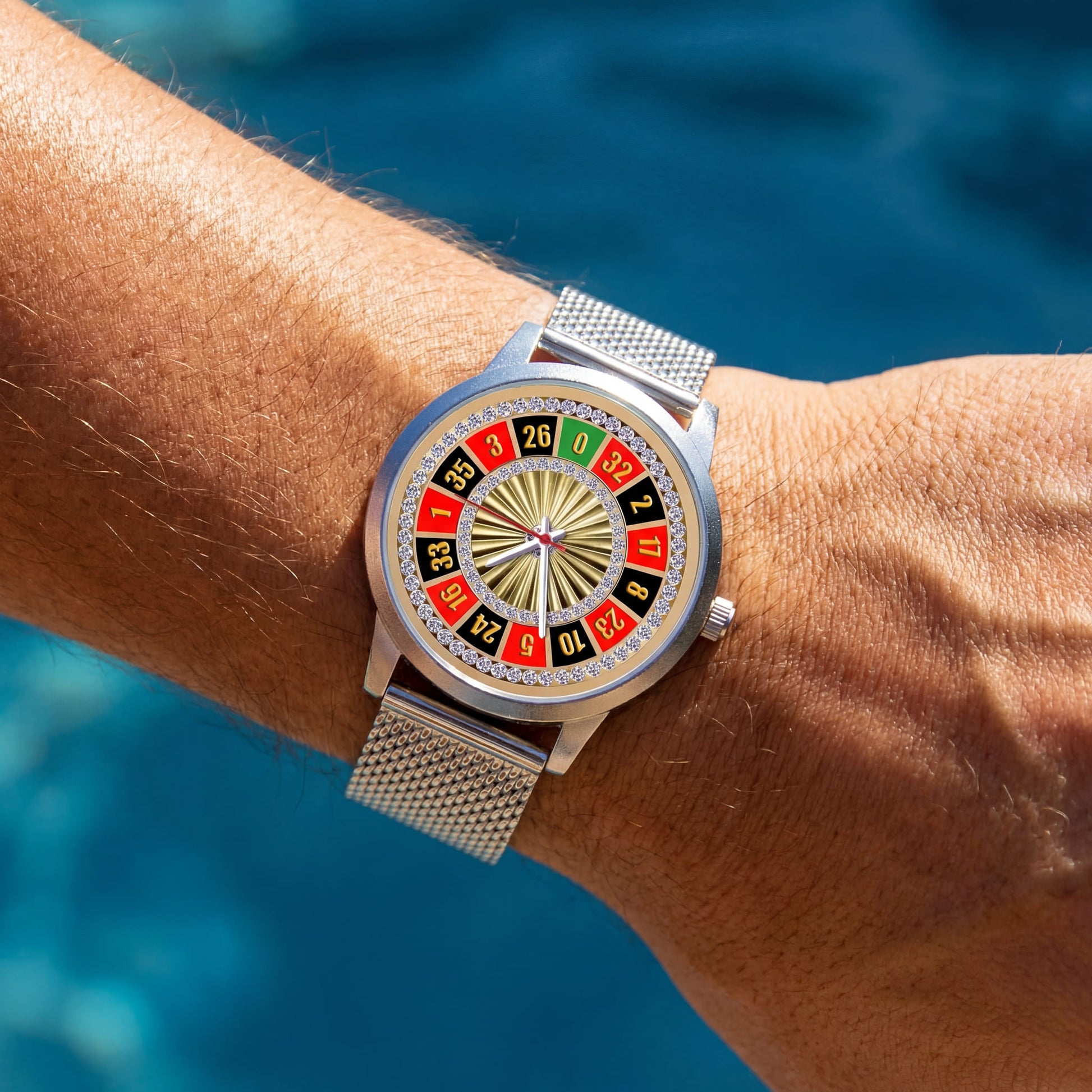 EDELSTAHL "ROULETTE" UHR - ICERAIN JEWELRY