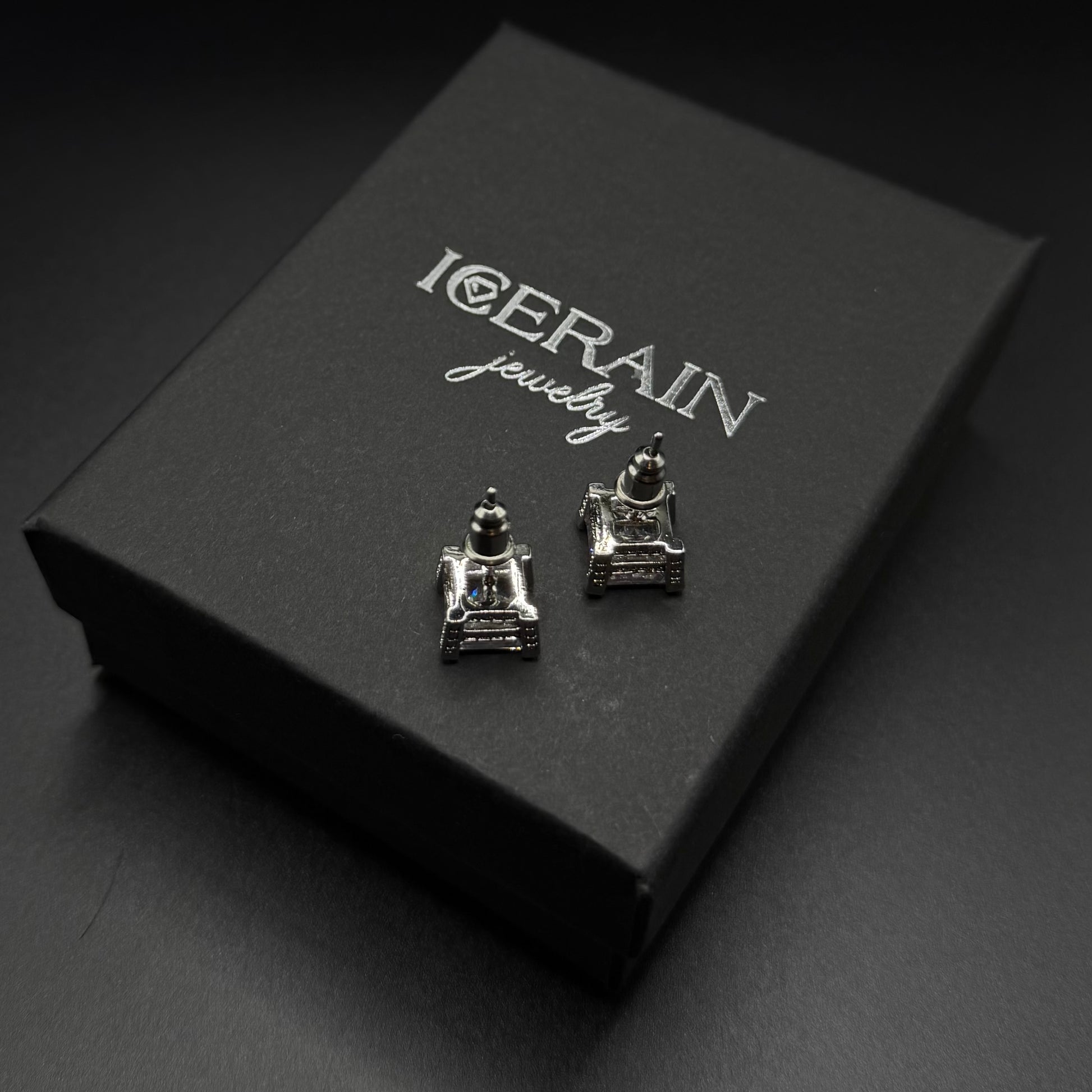 ICED OUT "SILVERSTAR V2" OHRRINGE - ICERAIN JEWELRY