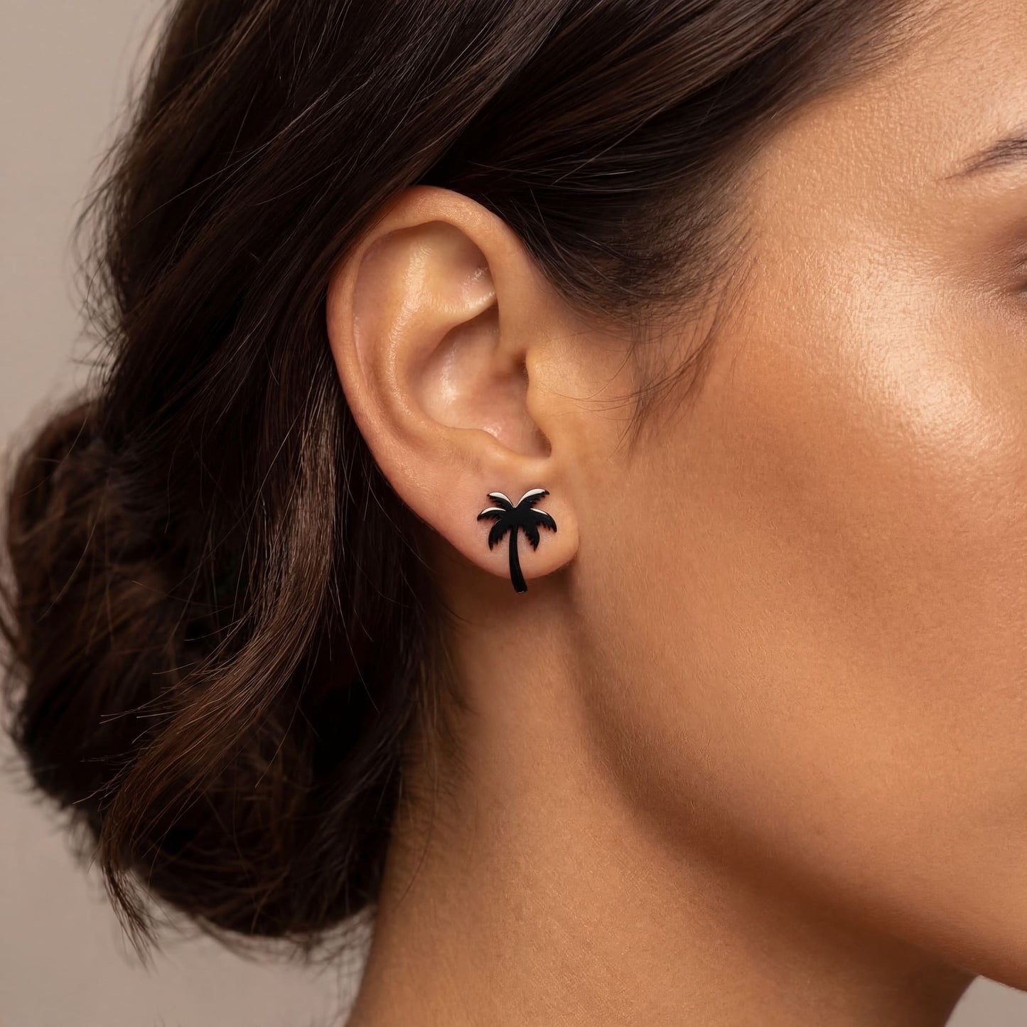 EDELSTAHL "PALM" OHRRINGE - ICERAIN JEWELRY