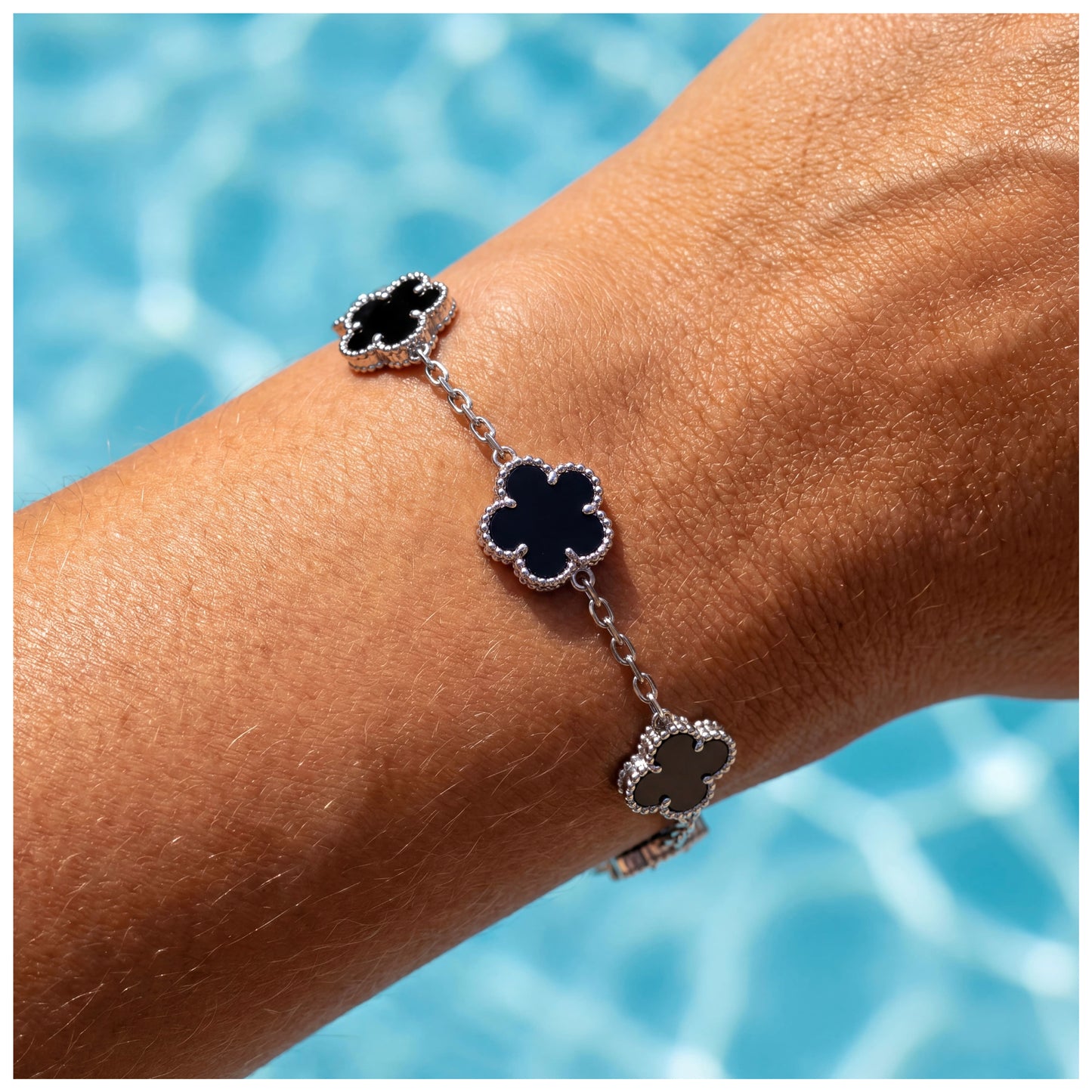 EDELSTAHL "CLOVER" ARMBAND - ICERAIN JEWELRY