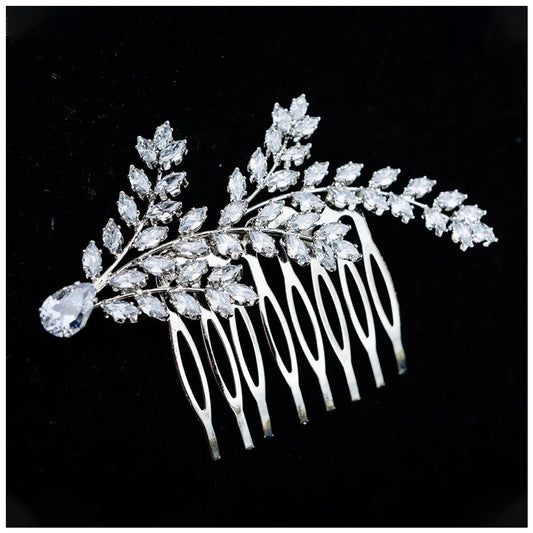 ICED OUT "CRYSTAL LEAF" DIADEM/TIARA