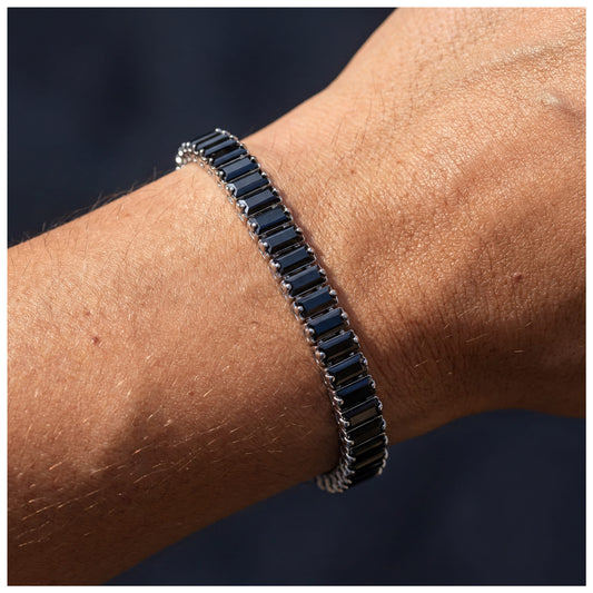 ICED OUT "BLACK SHINO" ARMBAND - ICERAIN JEWELRY