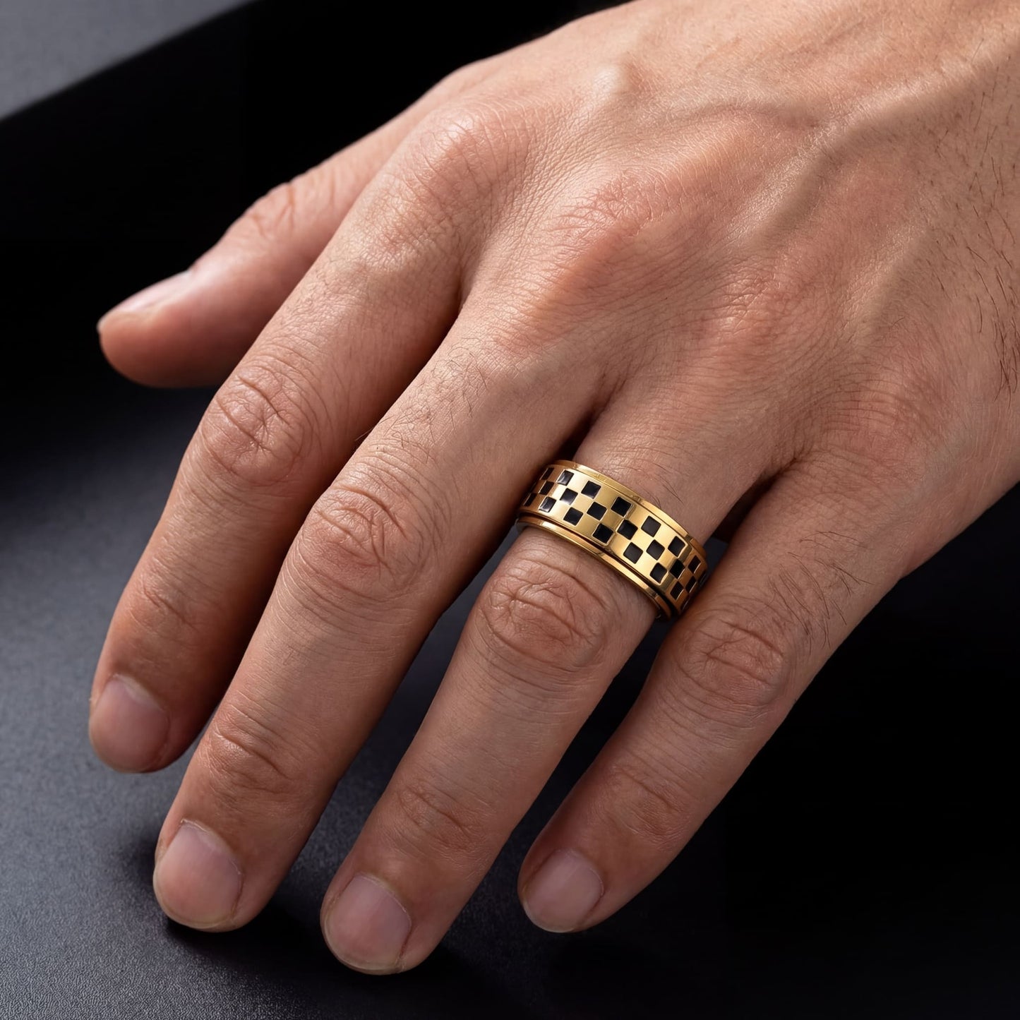 EDELSTAHL "RACE" RING - ICERAIN JEWELRY