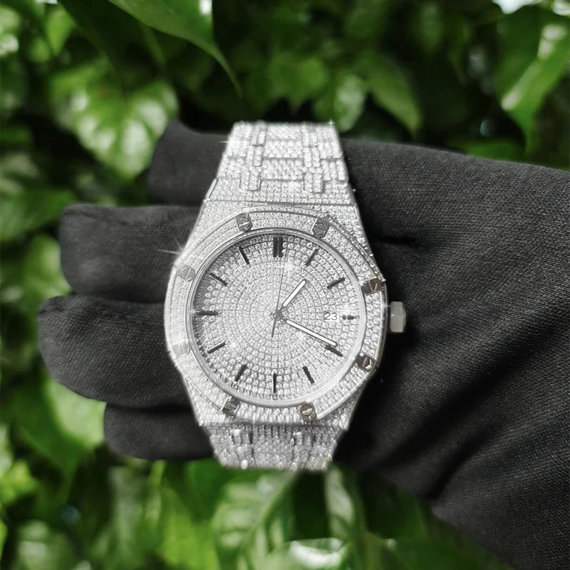 ICED OUT 42MM MOISSANITE "APOSTEL" UHR