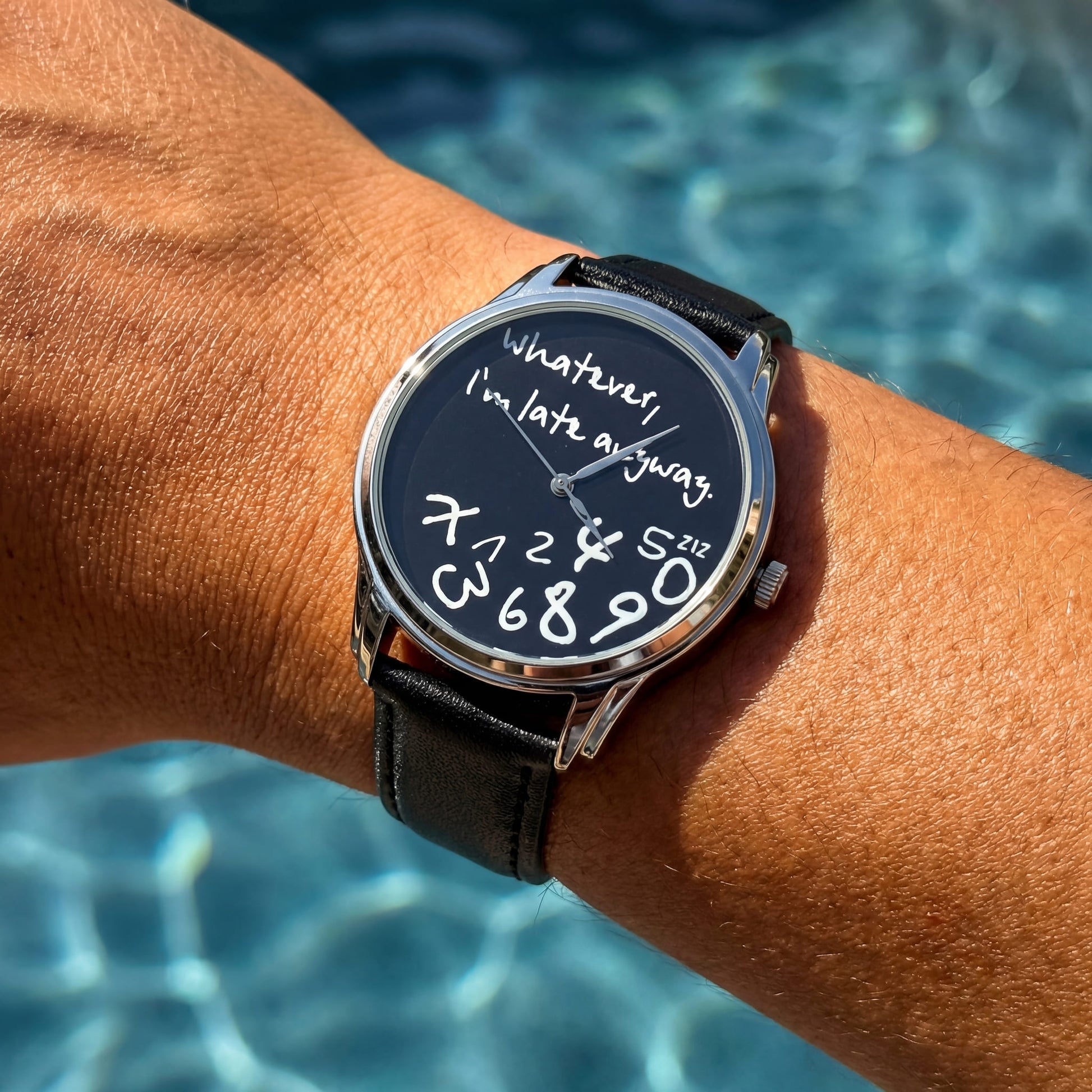 EDELSTAHL "LATE" UHR - ICERAIN JEWELRY