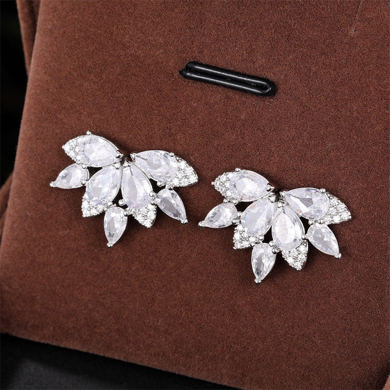 ICED OUT "CRYSTAL" OHRRINGE - ICERAIN JEWELRY