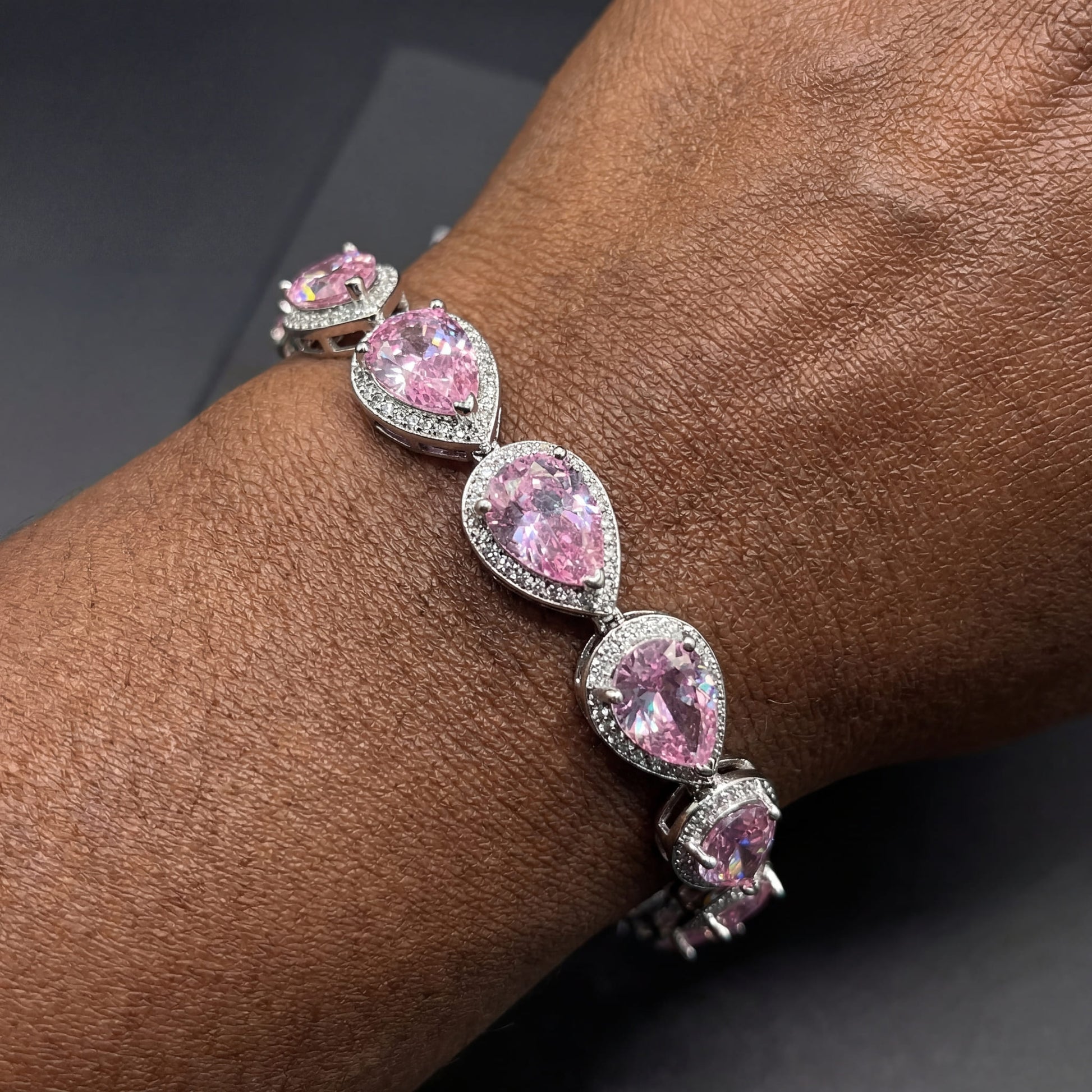 ICED OUT "CRYING TEAR" ARMBAND - ICERAIN JEWELRY