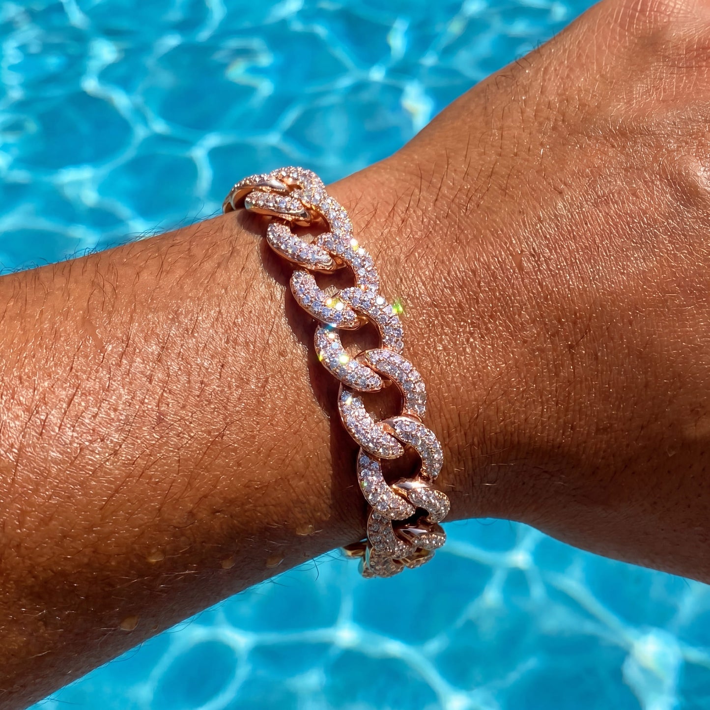 ICED OUT "CUBAN INFINITY" ARMBAND - ICERAIN JEWELRY