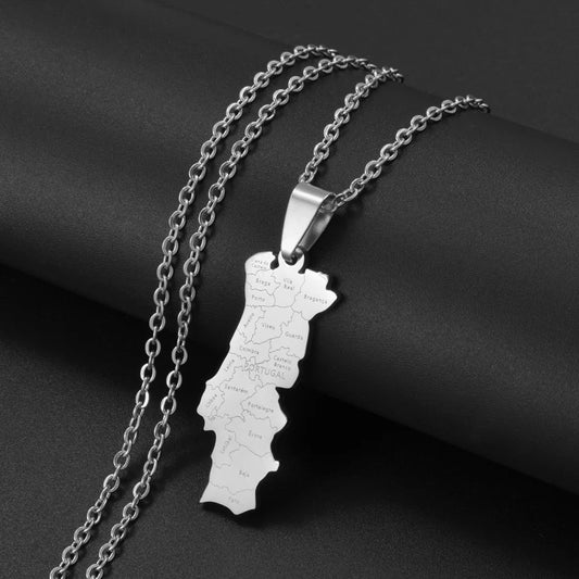 EDELSTAHL "PORTUGAL V2" LÄNDERKETTE - ICERAIN JEWELRY