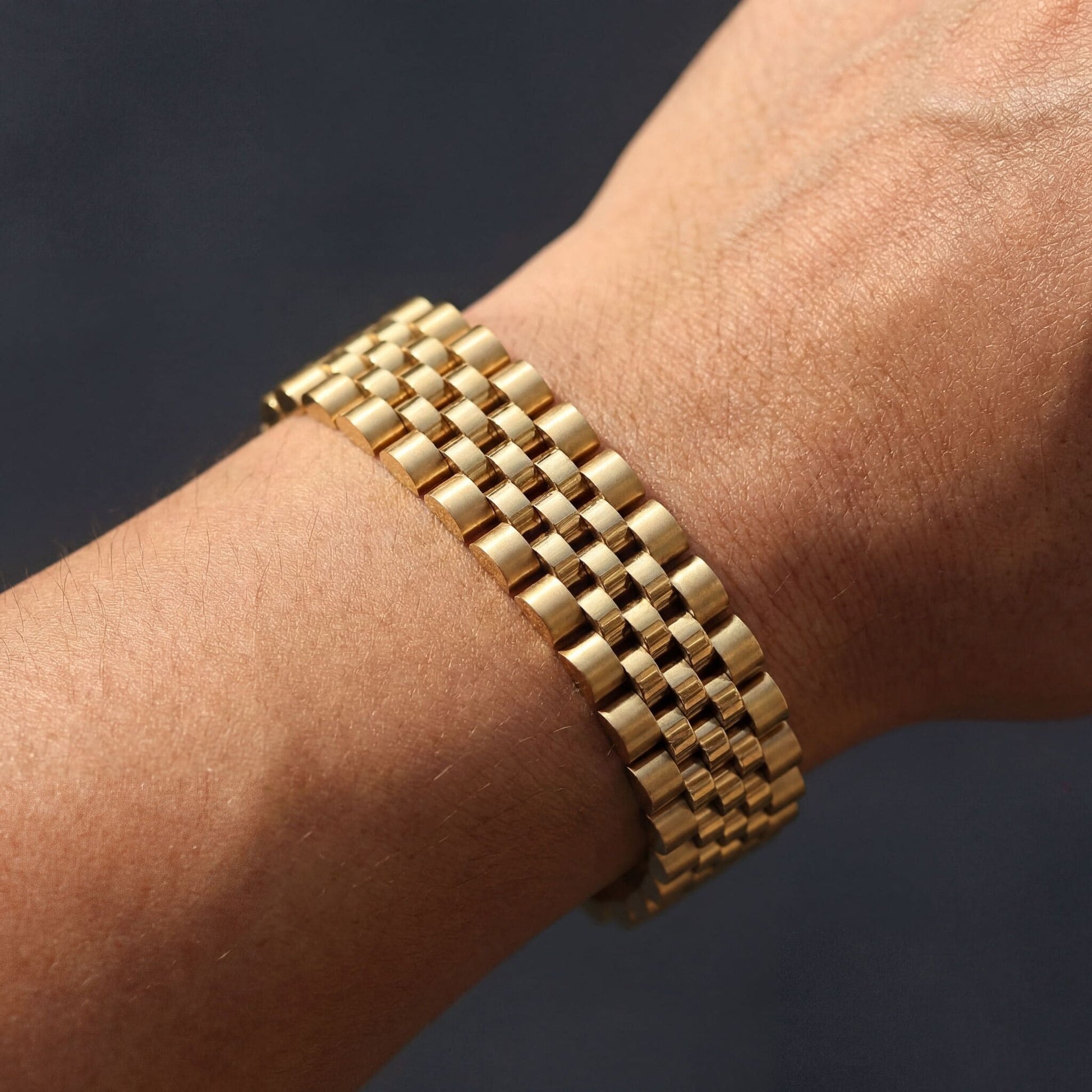 EDELSTAHL 15MM "JUBILEE" ARMBAND - ICERAIN JEWELRY