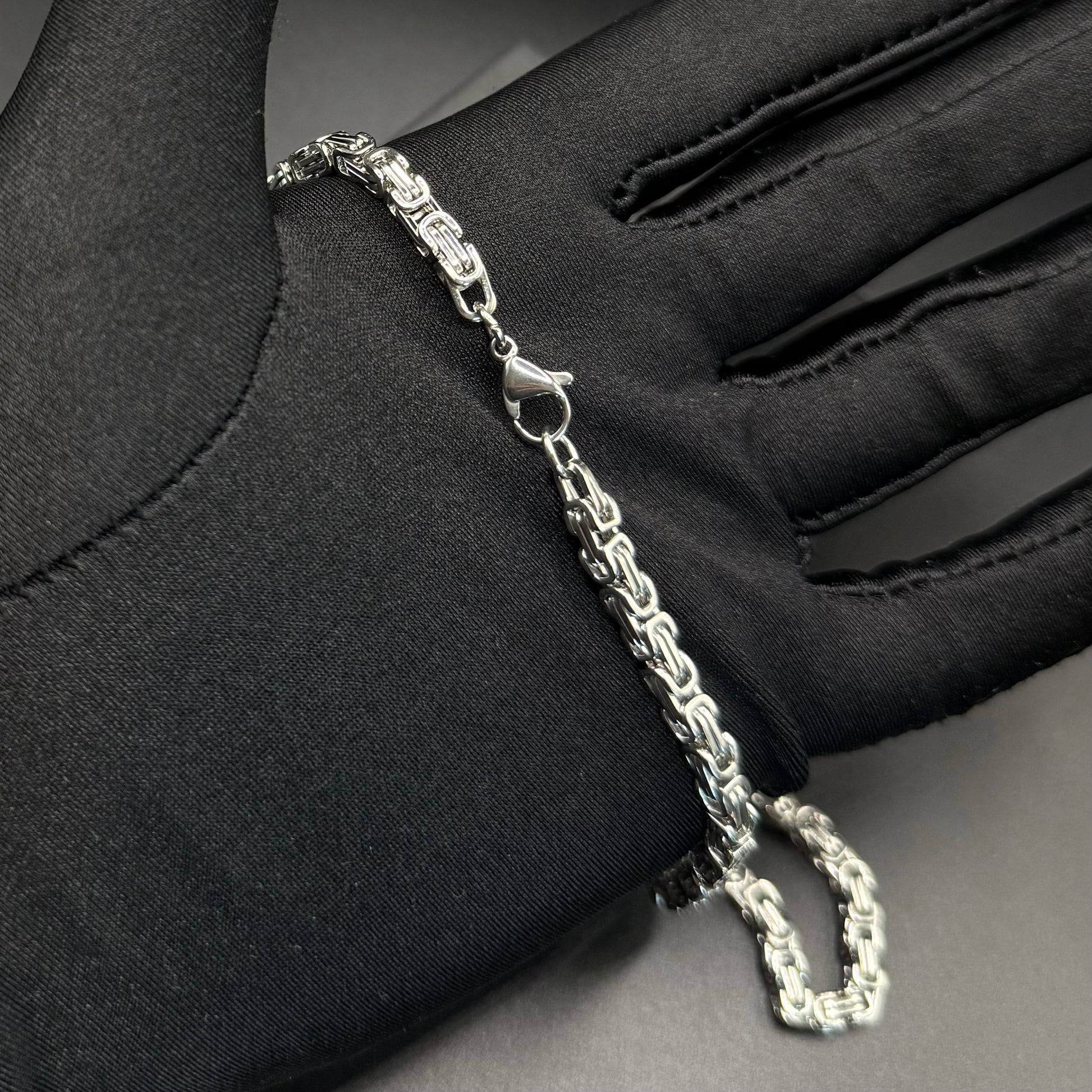 EDELSTAHL 4MM "SILVER KING" KETTE - ICERAIN JEWELRY