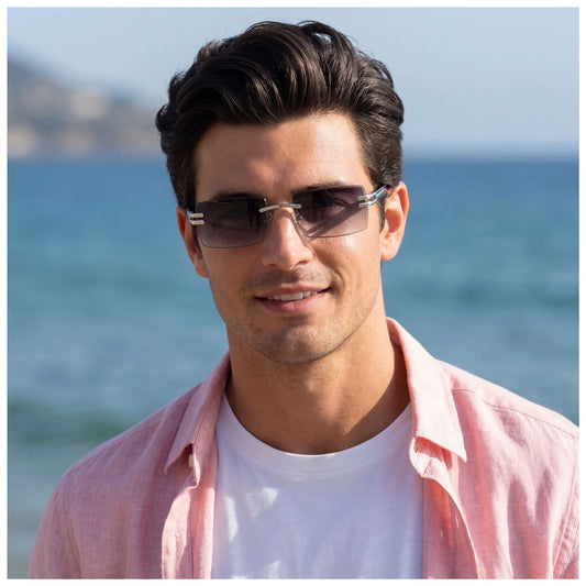 EDELSTAHL "SOMBRANO" SONNENBRILLE - ICERAIN JEWELRY