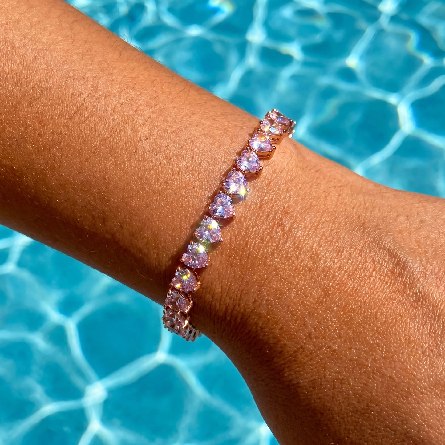 ICED OUT "HEART" ARMBAND - ICERAIN JEWELRY