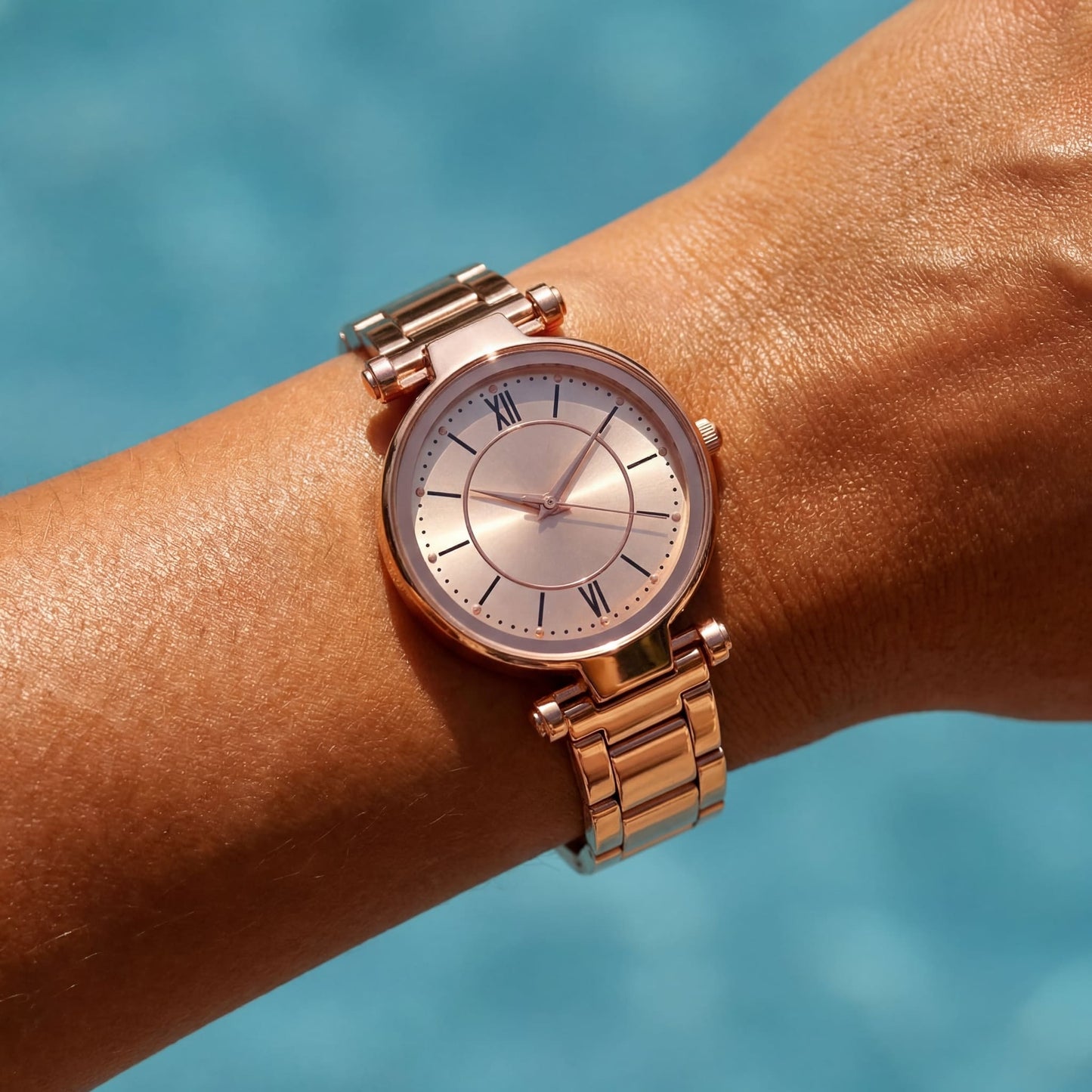 EDELSTAHL "ROUNDIZE UHR - ICERAIN JEWELRY