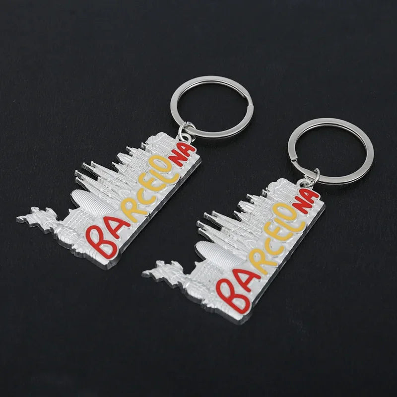 EDELSTAHL "BARCELONA" SCHLÜSSELANHÄNGER - ICERAIN JEWELRY