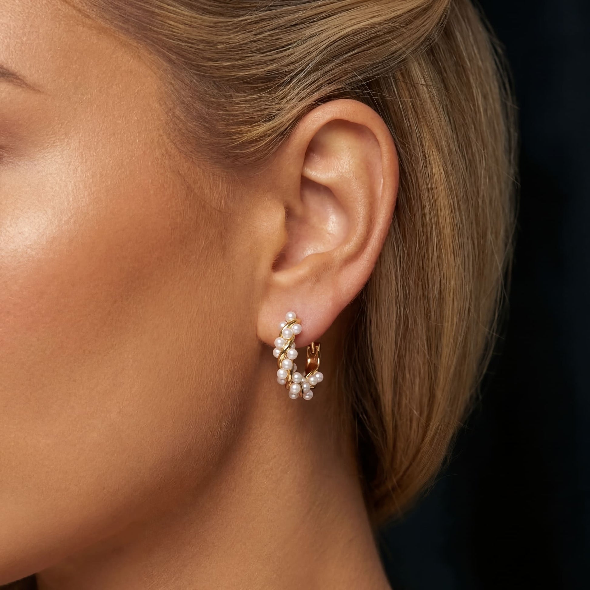 EDELSTAHL "TWIST" OHRRINGE - ICERAIN JEWELRY