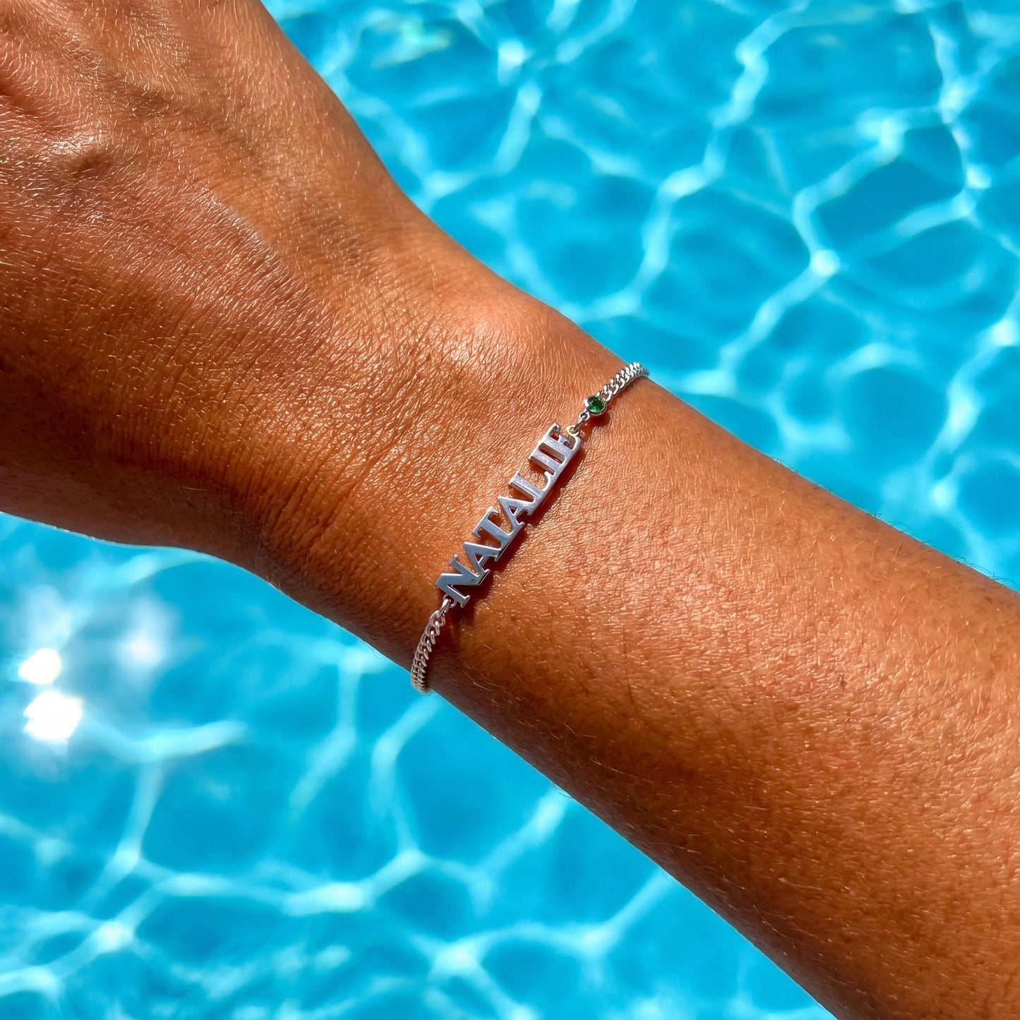 PERSONALISIERTES EDELSTAHL "LELOR" ARMBAND - ICERAIN JEWELRY